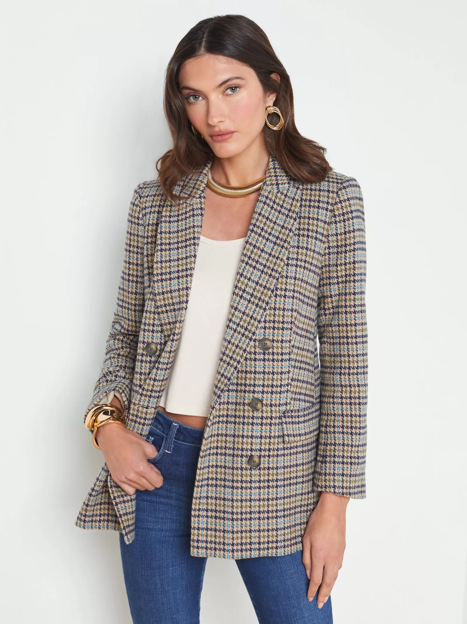 L'AGENCE Aimee Oversized Boyfriend Blazer< Spring Collection | Blazers & Jackets