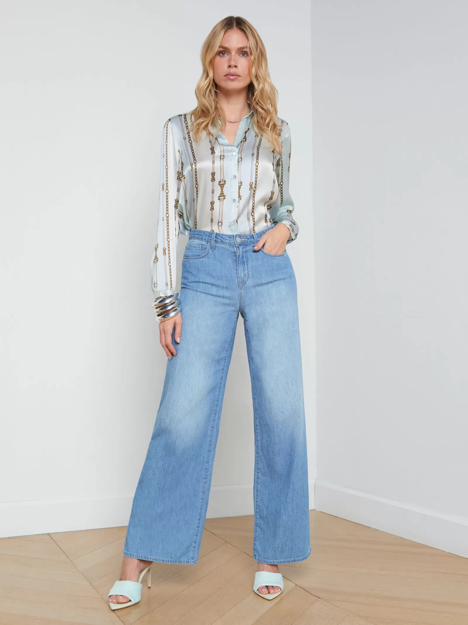 L'AGENCE Alicent Wide-Leg Jean< Wide & Relaxed | Spring Collection