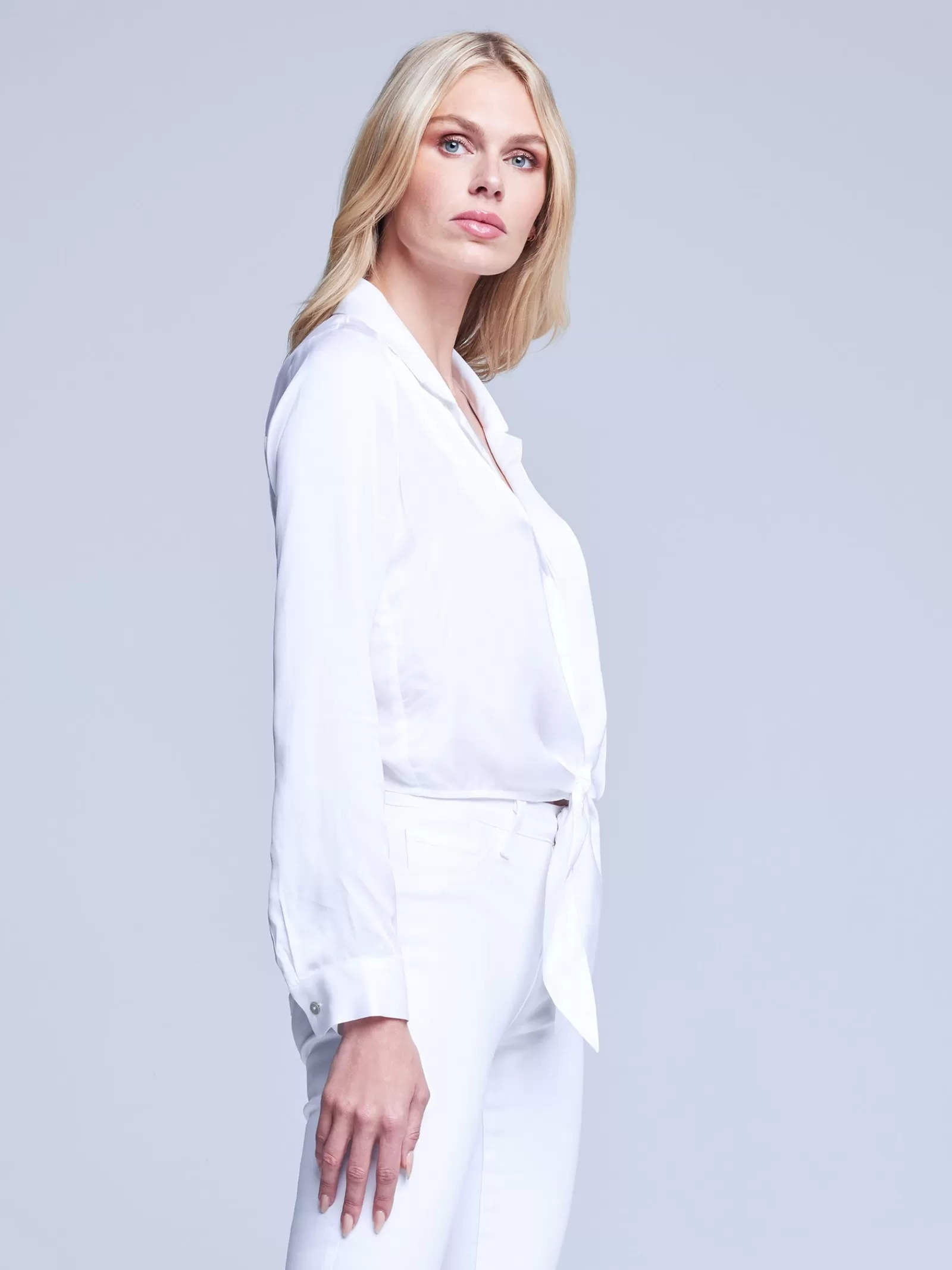 L'AGENCE Annie Blouse< Nouveau Whites | Online Exclusives