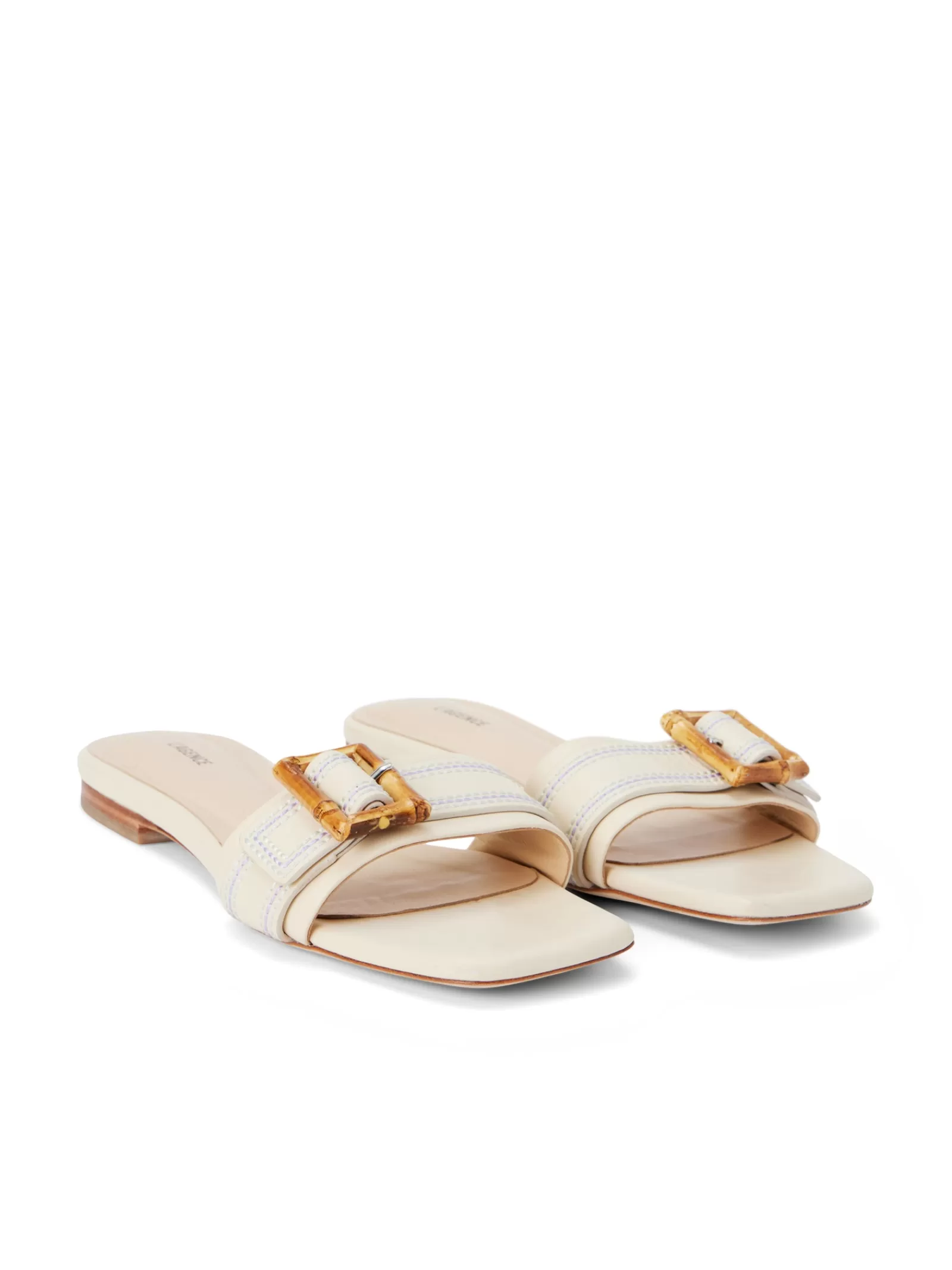 L'AGENCE Aurelie Buckle Slide Sandal< Spring '24 Catalog | Sandals & Wedges