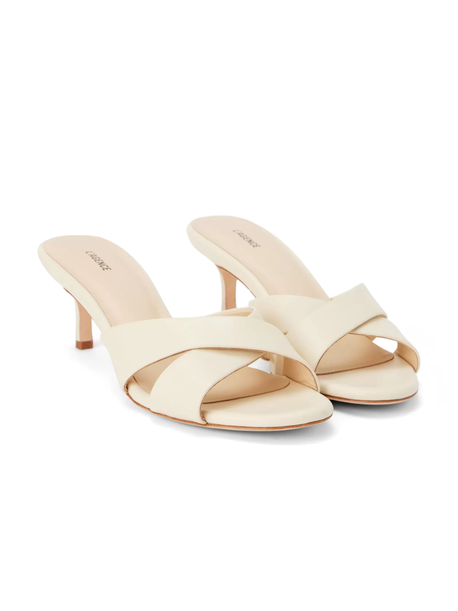 L'AGENCE Aveline Kitten-Heel Sandal< Heels & Pumps | Spring Collection