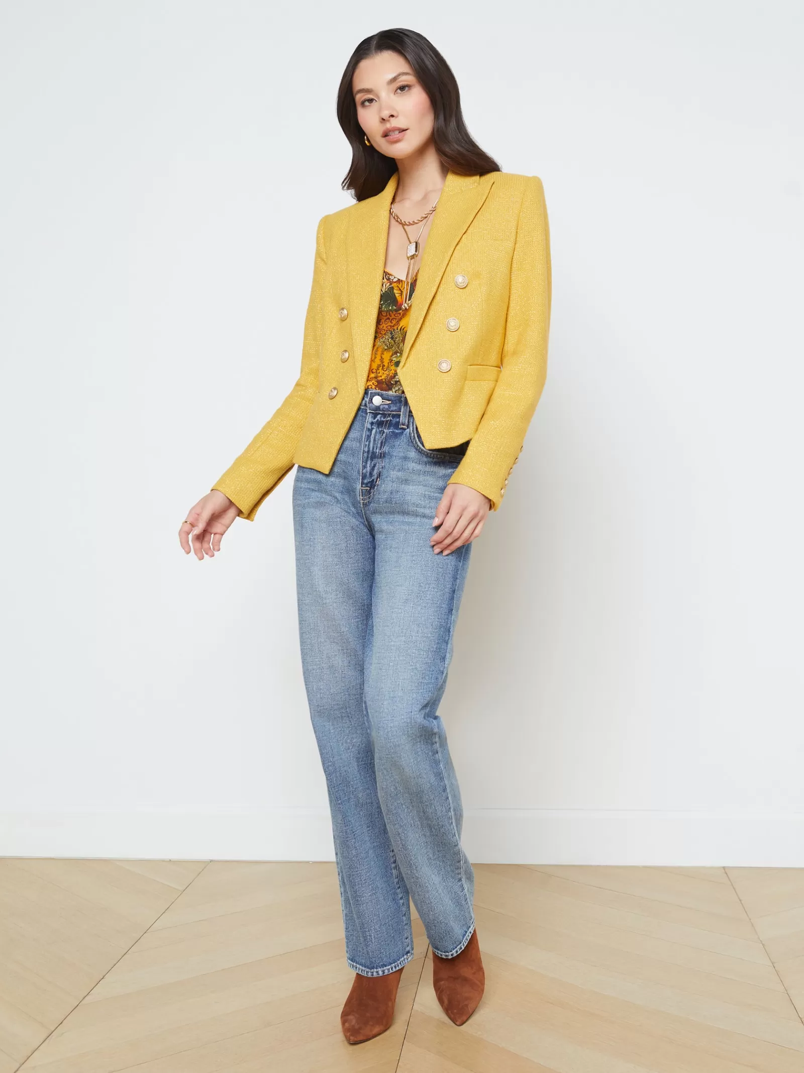 L'AGENCE Brooke Open-Front Blazer< Resort Collection | Blazers & Jackets