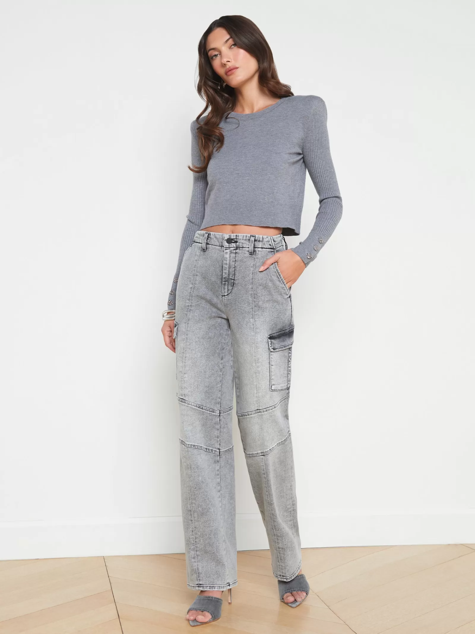 L'AGENCE Brooklyn Cargo Jean< Cargo Pants | Cargo Pants
