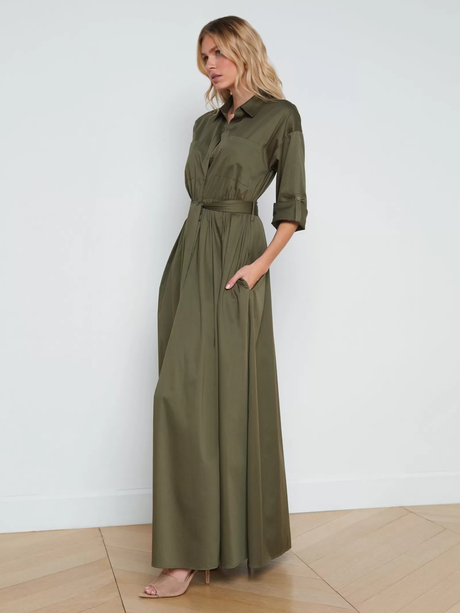 L'AGENCE Cammi Poplin Dress< Spring Collection | Dresses & Jumpsuits
