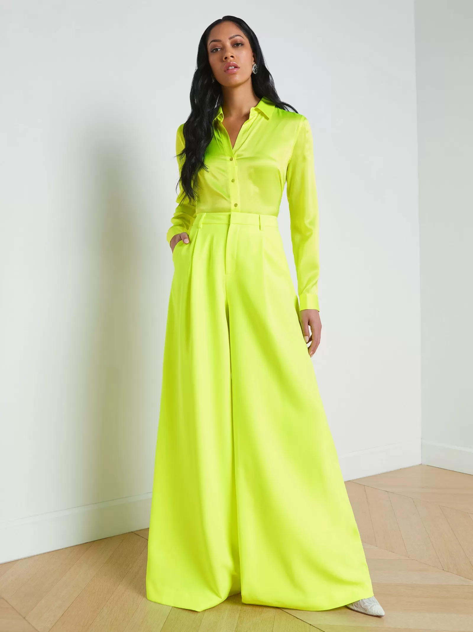 L'AGENCE Caspian Wide-Leg Pant< Sets | Spring Collection