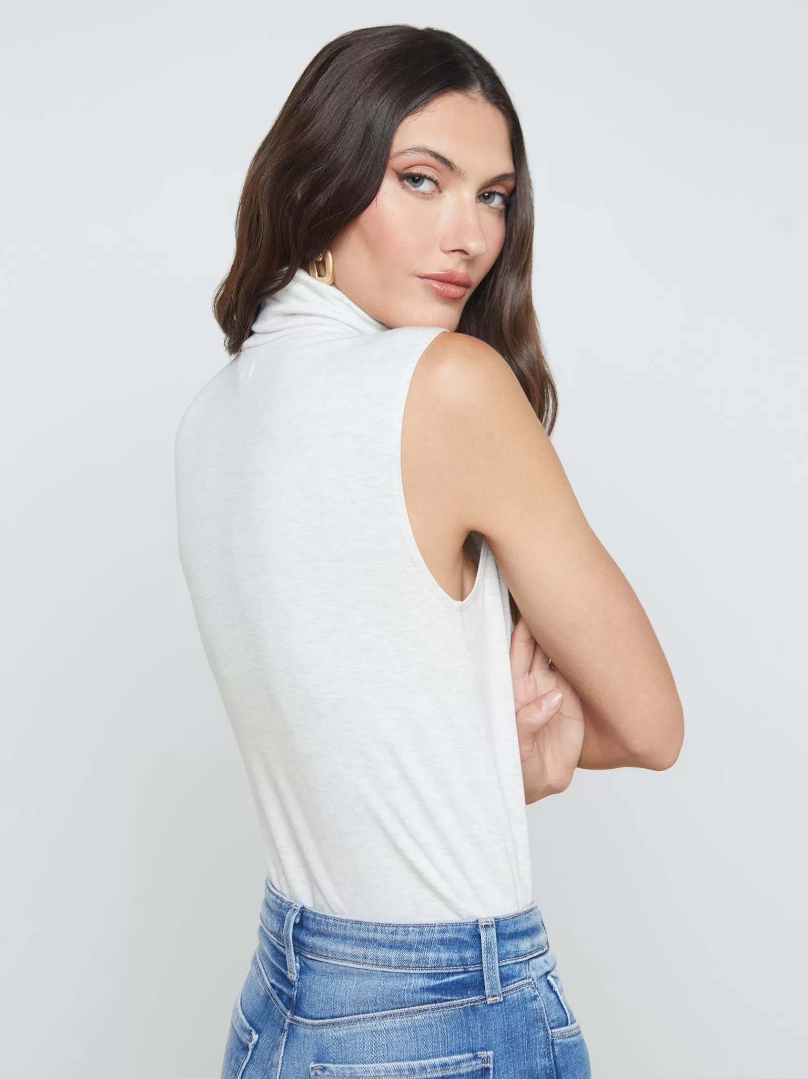 L'AGENCE Ceci Sleeveless Turtleneck< Online Exclusives | Back in Stock