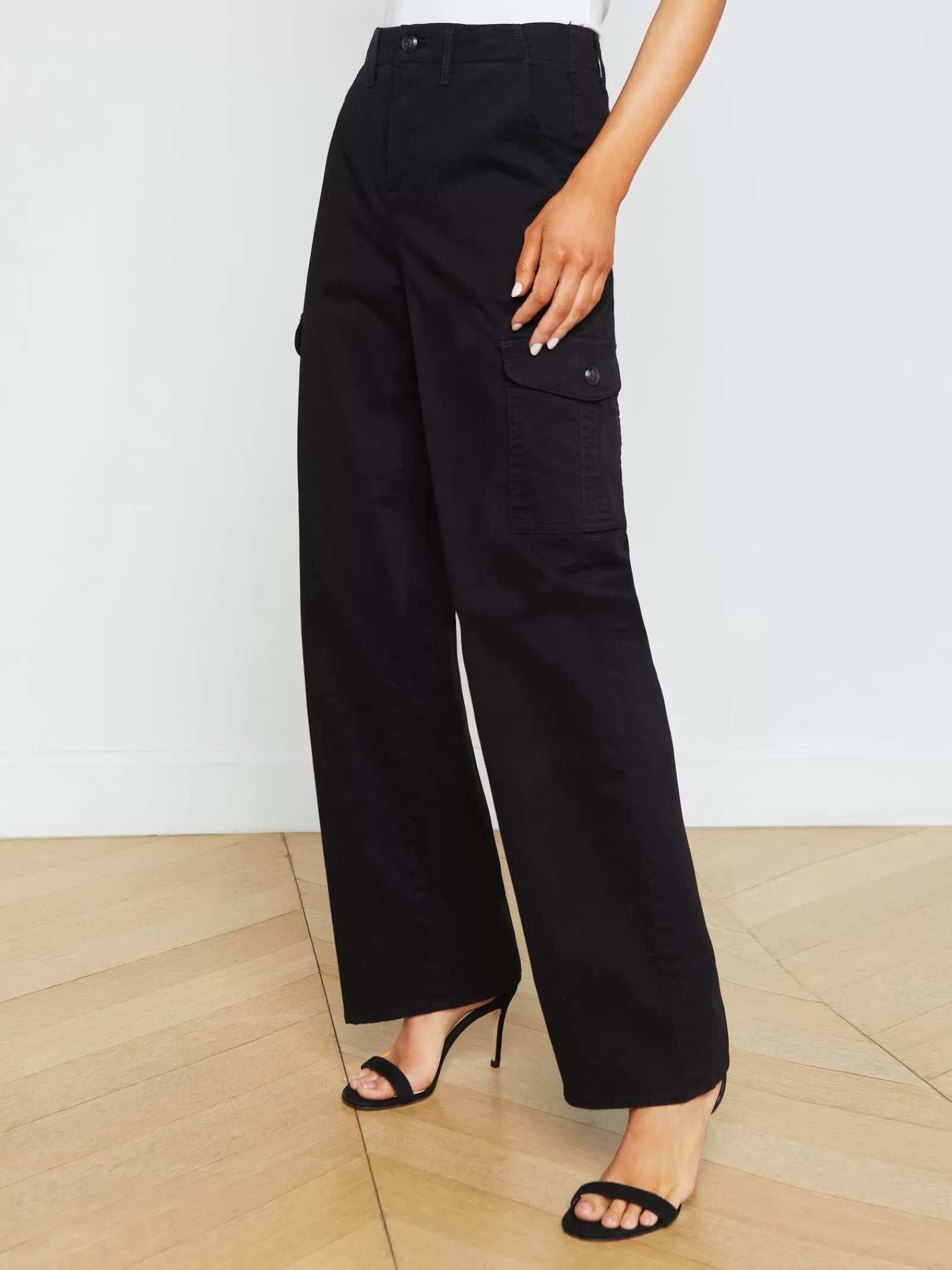 L'AGENCE Channing Trouser< All Things Black | Cargo Pants