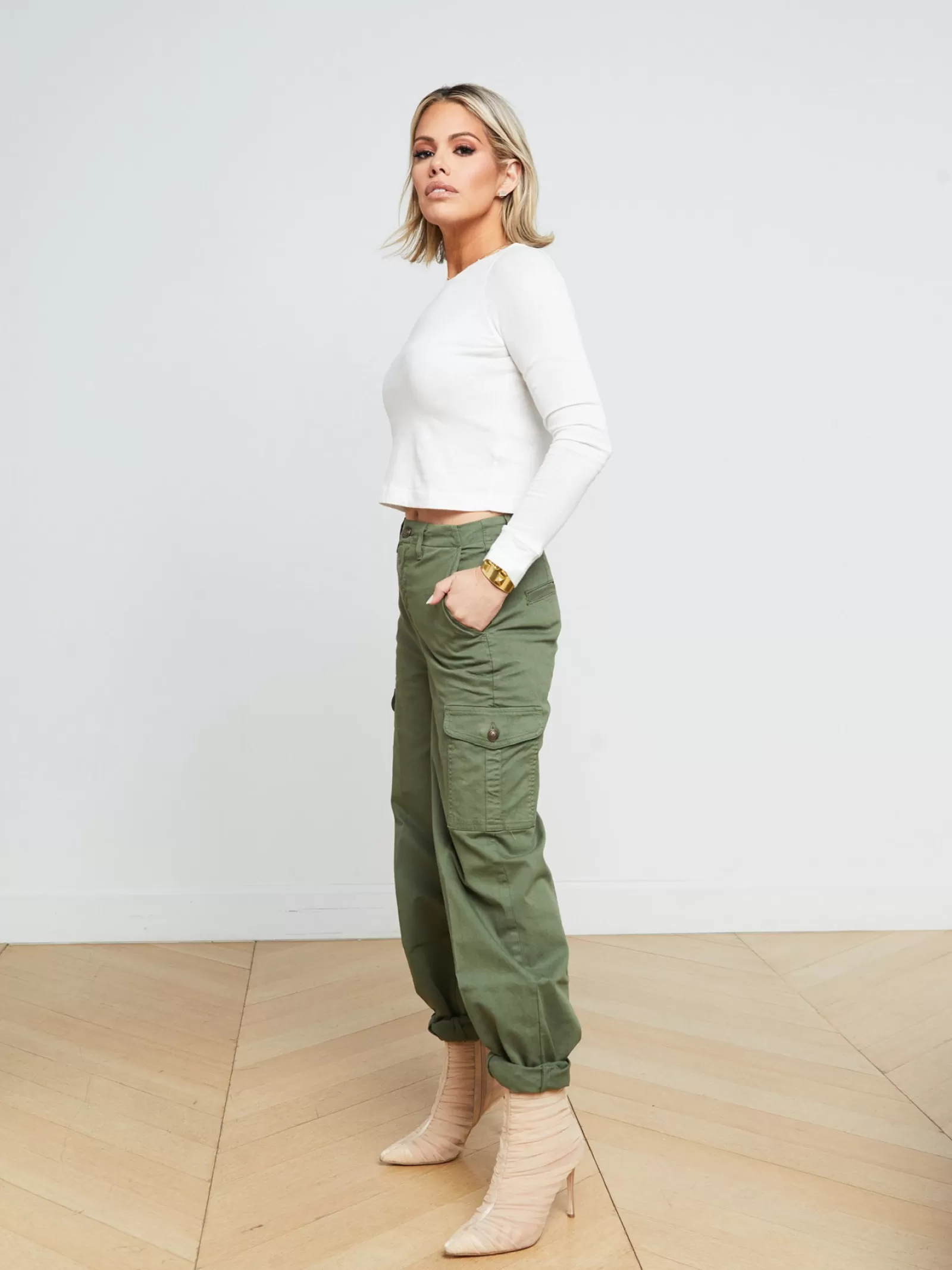 L'AGENCE Channing Trouser< Cargo Pants | Cargo Pants