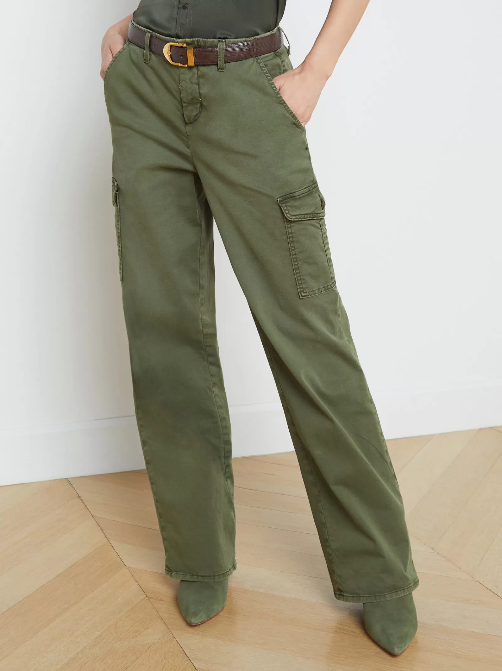 L'AGENCE Channing Trouser< Cargo Pants | Cargo Pants