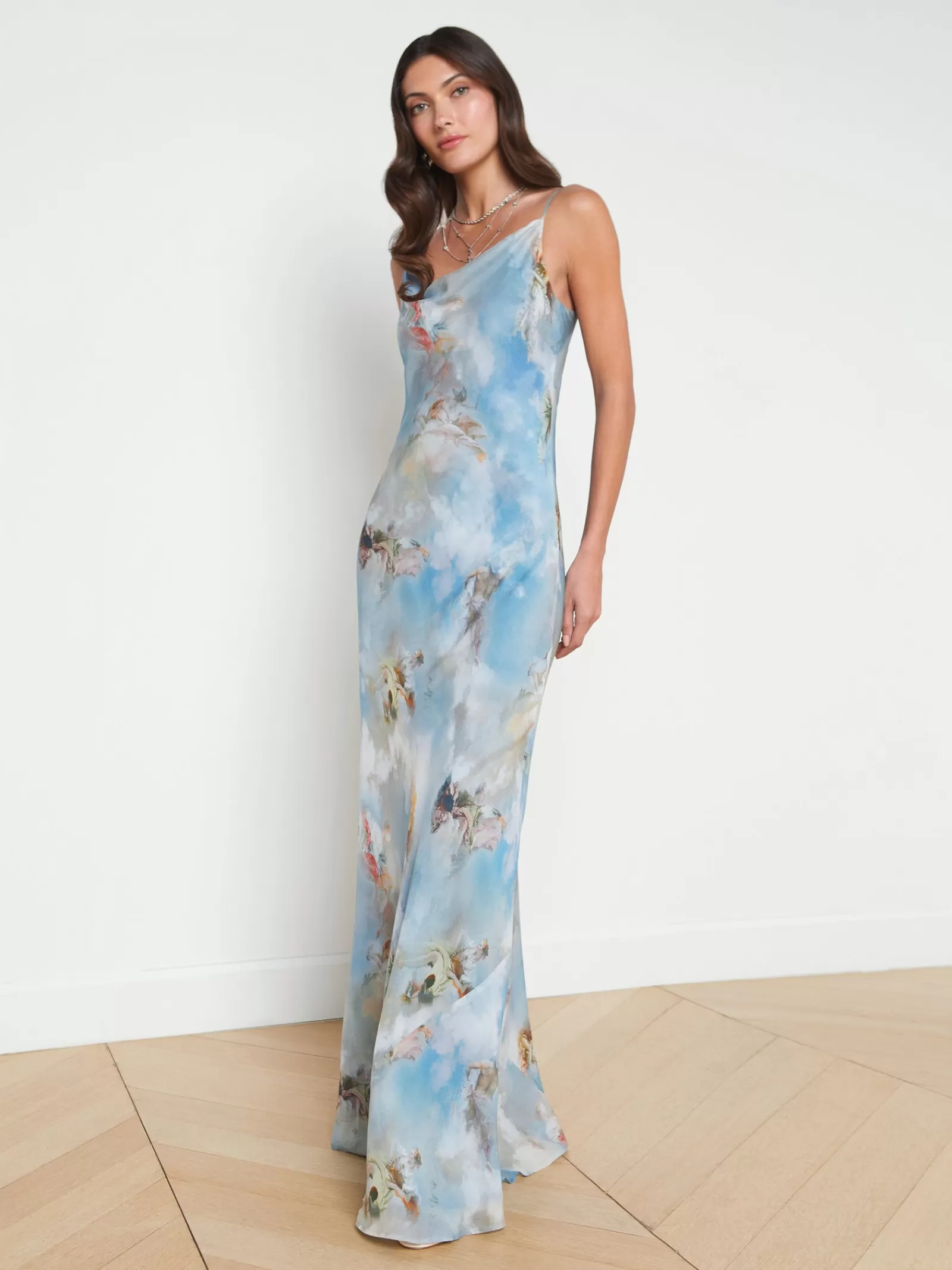 L'AGENCE Christine Silk Dress< Spring '24 Catalog | Print Edition