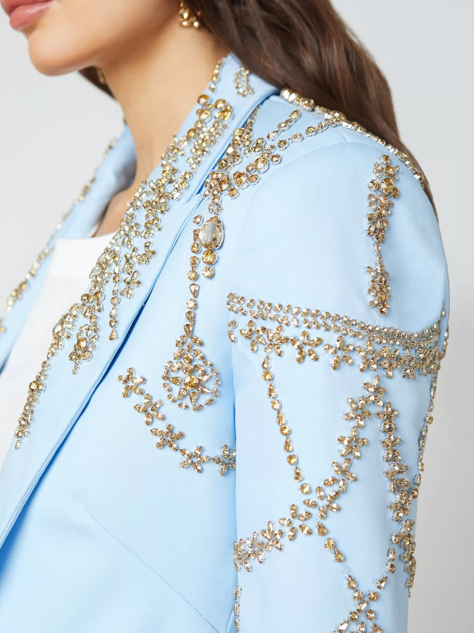 L'AGENCE Clementine Crystal-Embellished Blazer< Spring '24 Catalog | Spring Collection