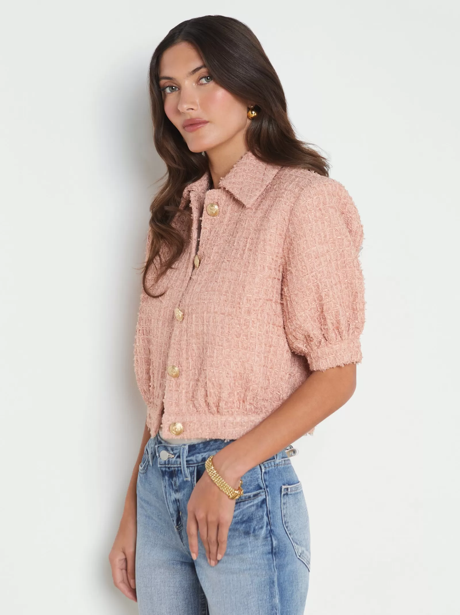 L'AGENCE Cove Cropped Jacket< Online Exclusives | Spring Collection