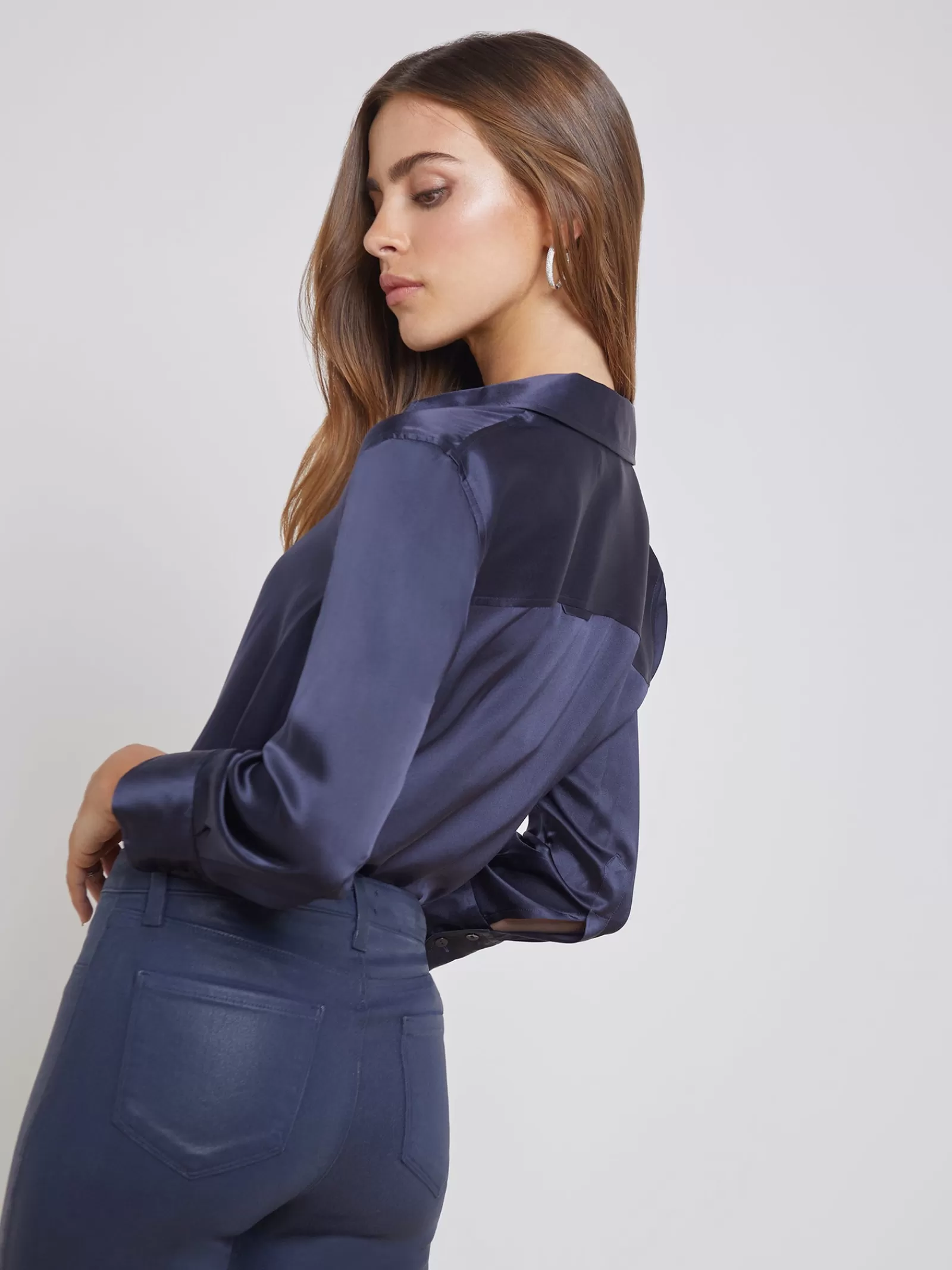 L'AGENCE Dani Silk Blouse< Back in Stock | Silks