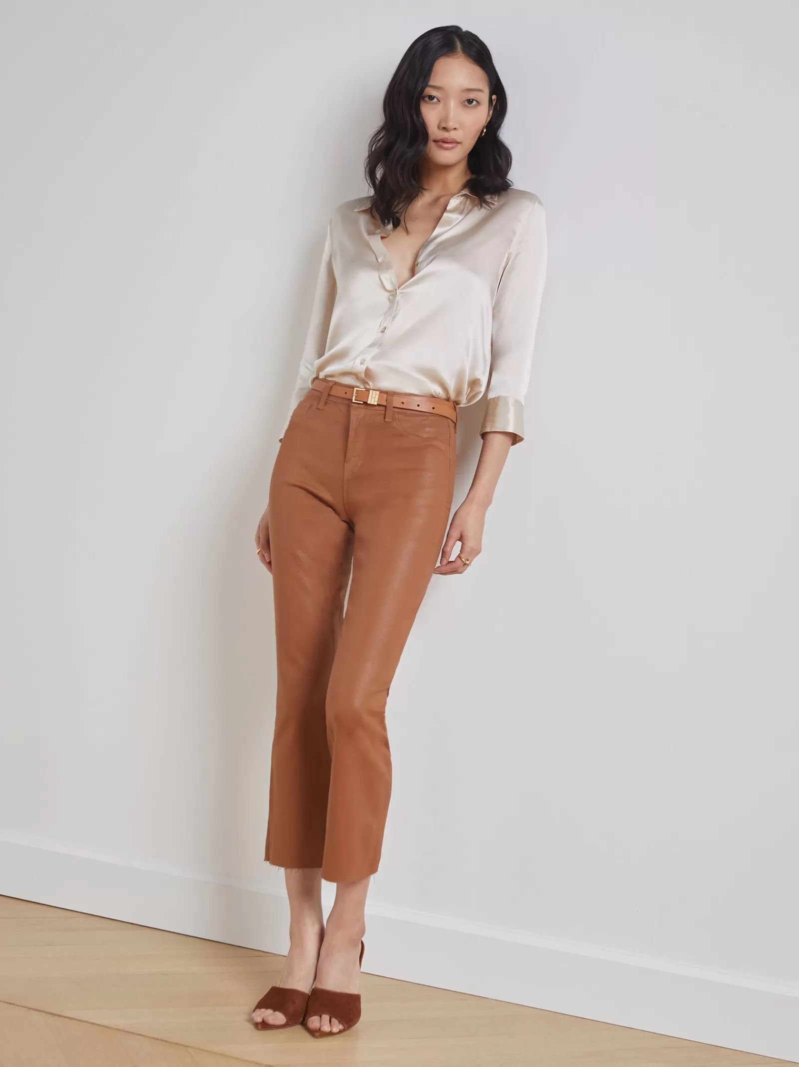 L'AGENCE Dani Silk Blouse< Silks | Blouses & Tops