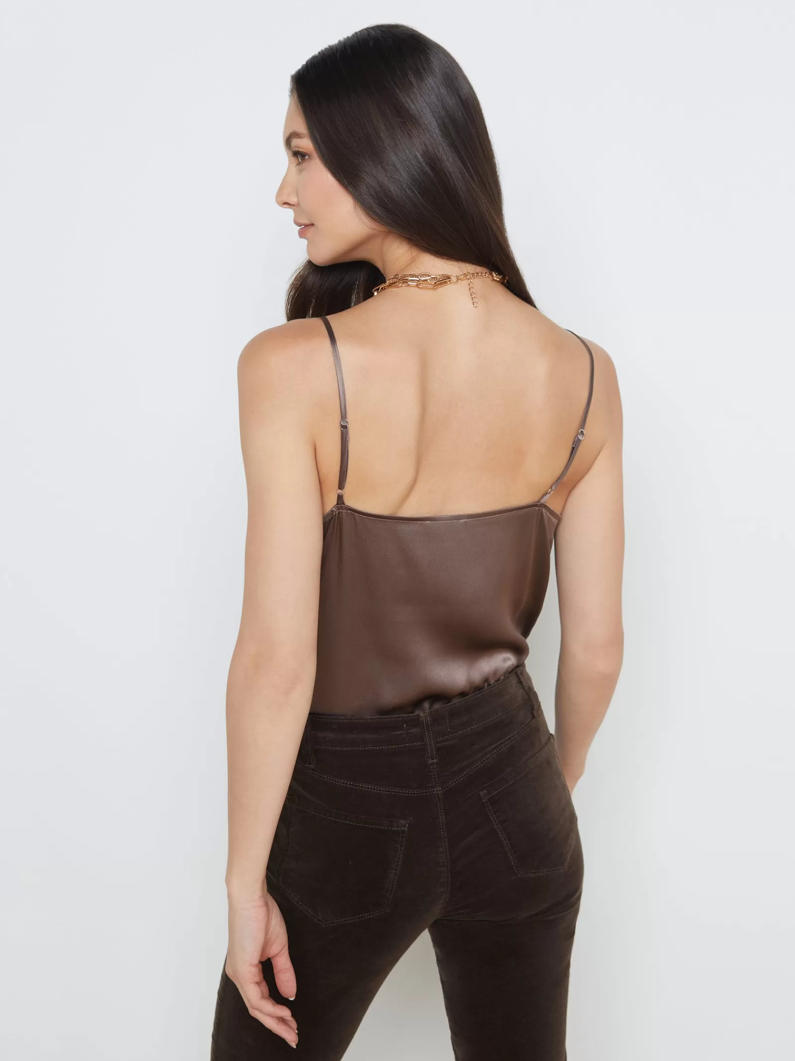 L'AGENCE Gabriella Camisole Tank< Online Exclusives | Silks