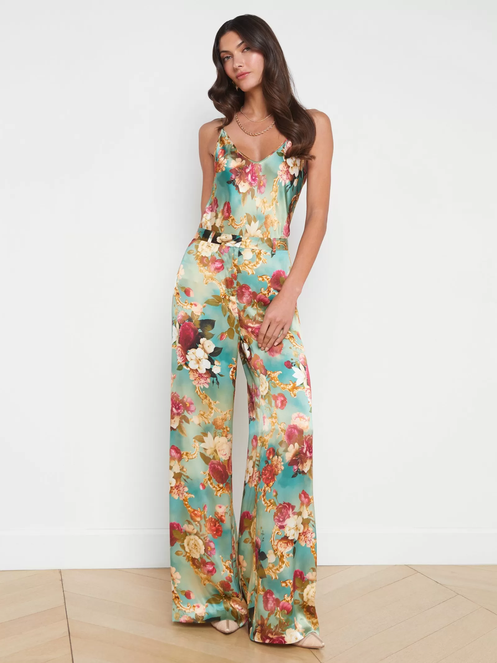 L'AGENCE Gavin Silk Wide-Leg Pant< Sets | Spring '24 Catalog