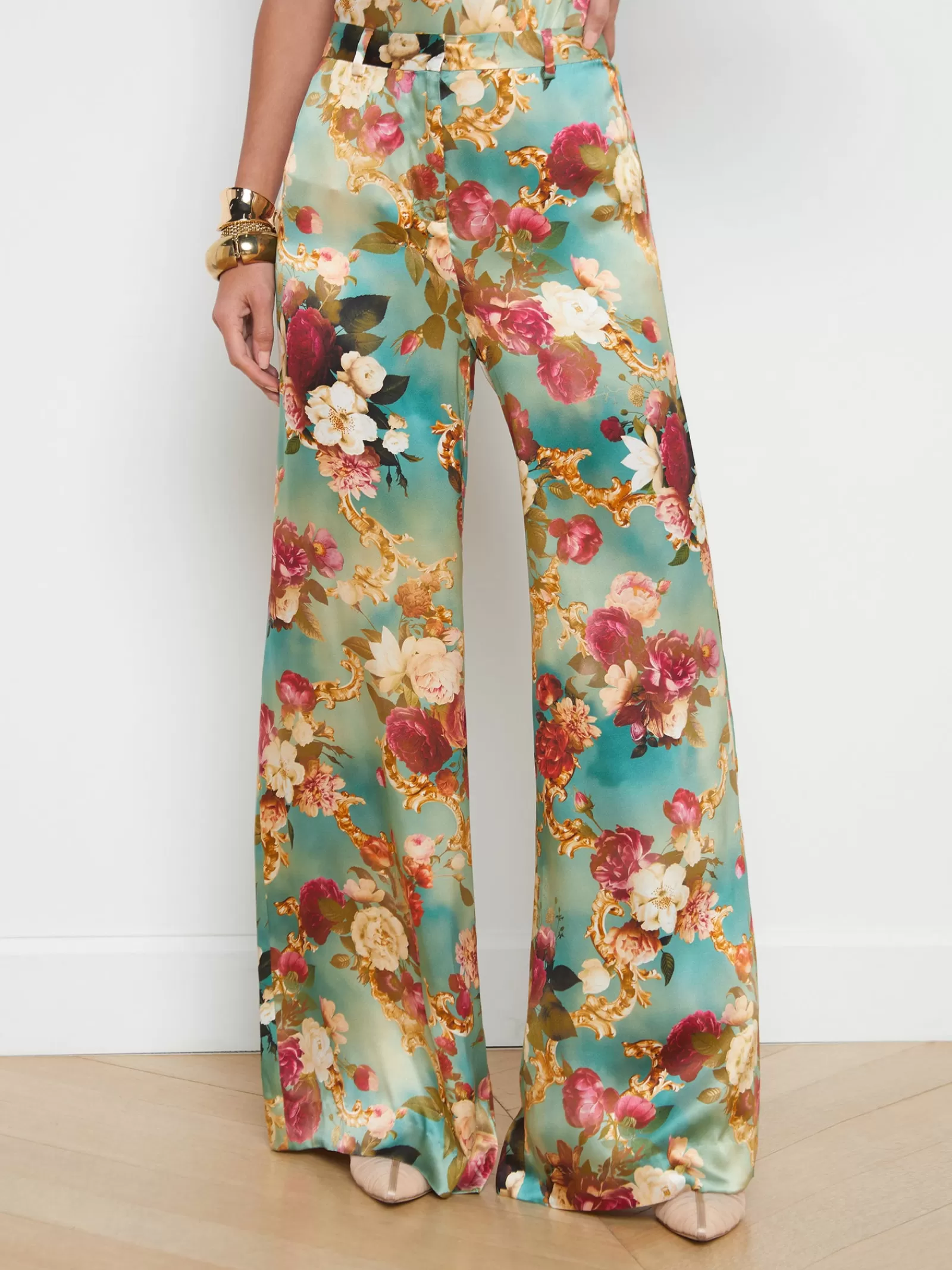 L'AGENCE Gavin Silk Wide-Leg Pant< Sets | Spring '24 Catalog