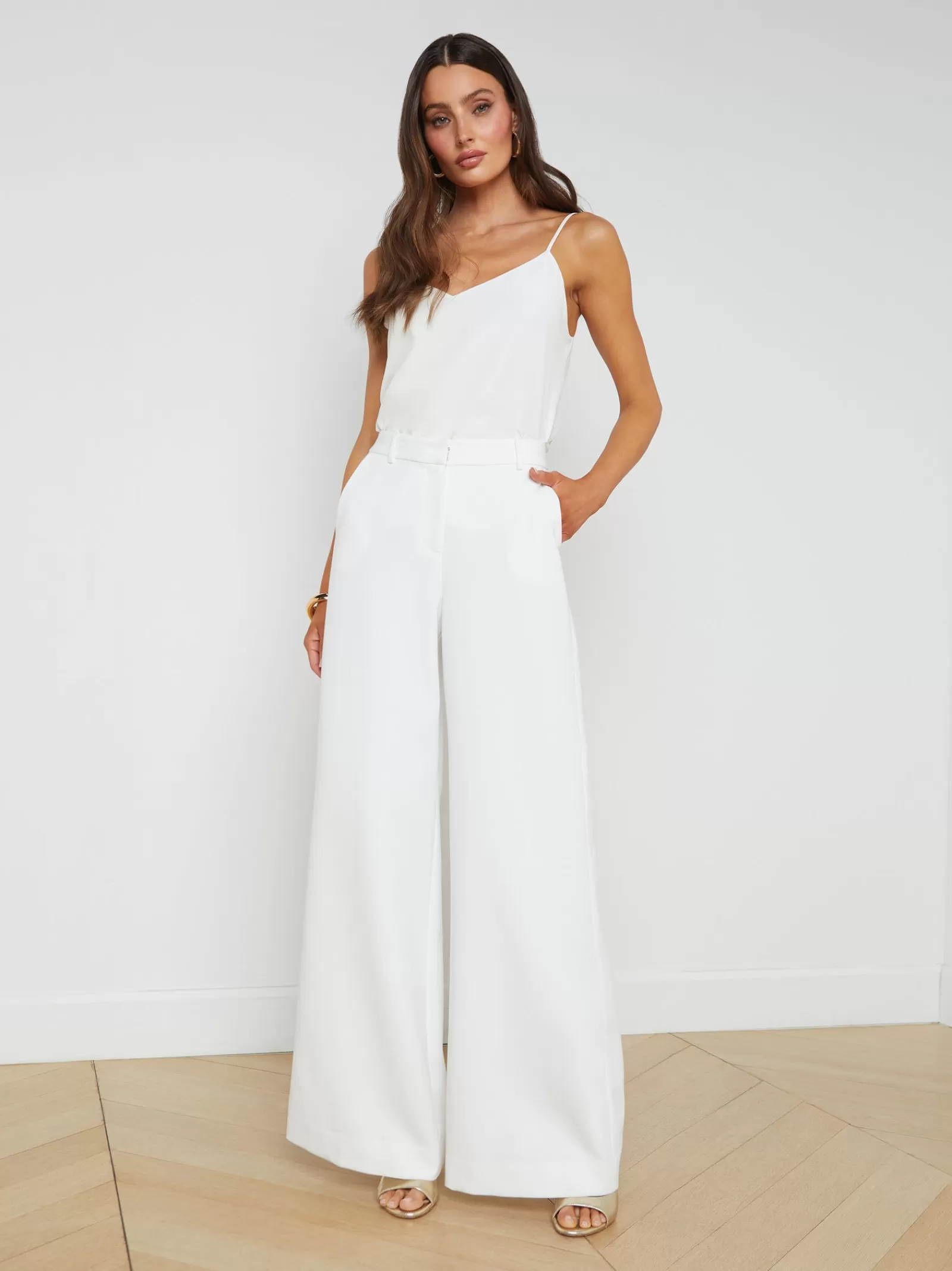 L'AGENCE Gavin Wide-Leg Pant< Nouveau Whites | Sets
