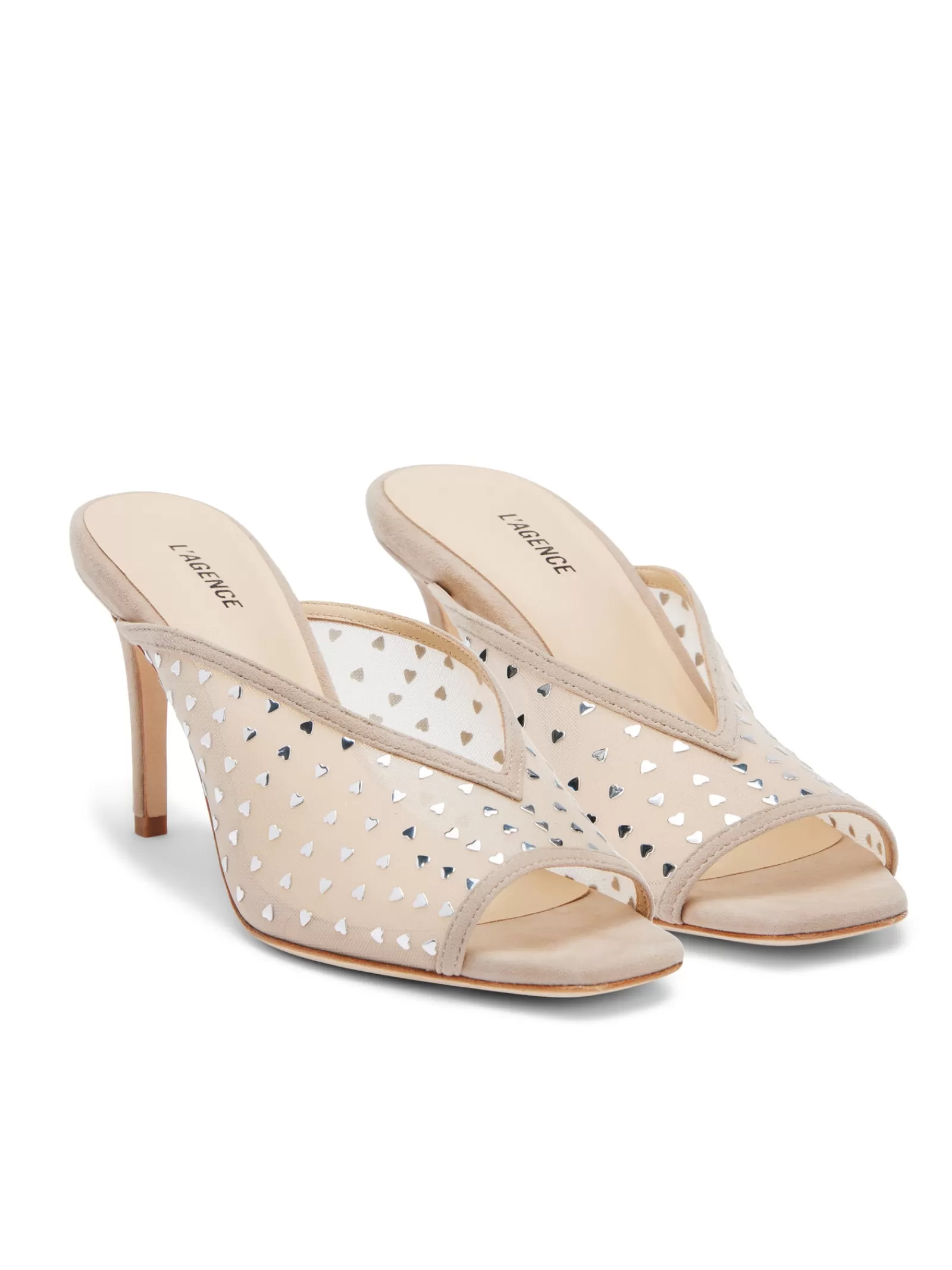 L'AGENCE Germain Open Toe Mule< Resort Collection | Heels & Pumps