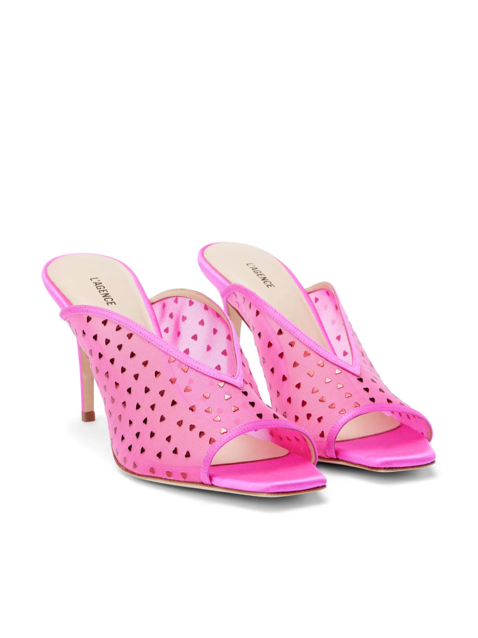 L'AGENCE Germain Open Toe Mule< Resort Collection | Heels & Pumps