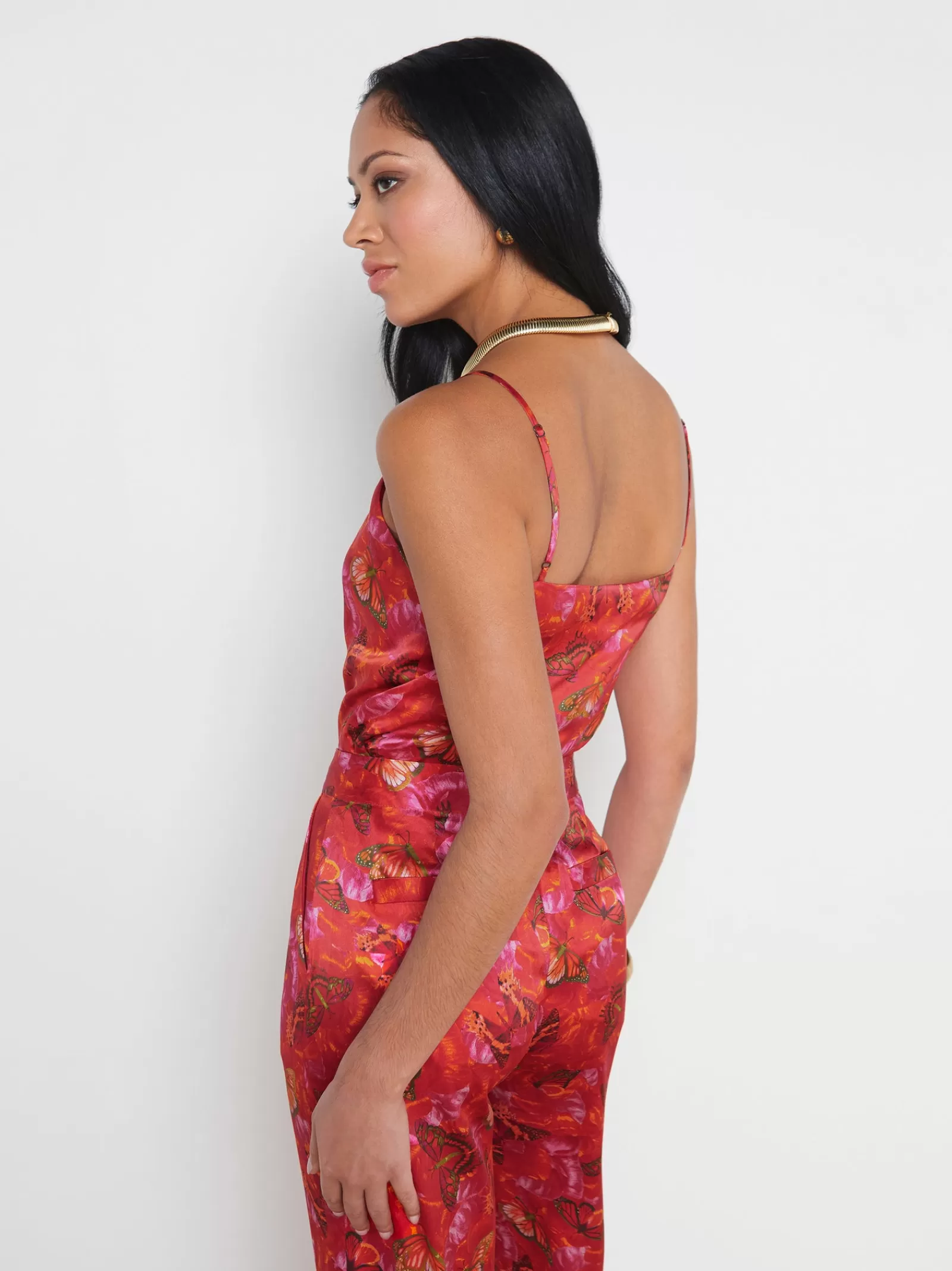 L'AGENCE Jane Silk Camisole< Sets | Print Edition