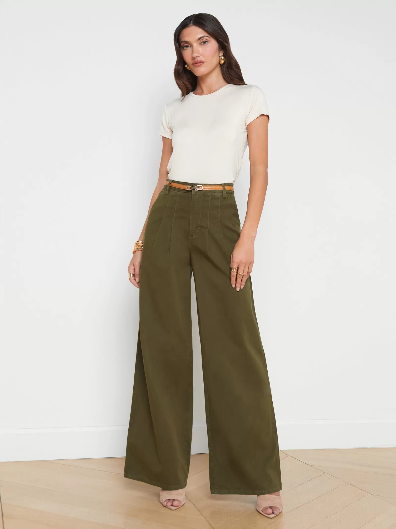 L'AGENCE Jayce Ultra Wide-Leg Pant< Spring Collection | Pants, Shorts & Skirts