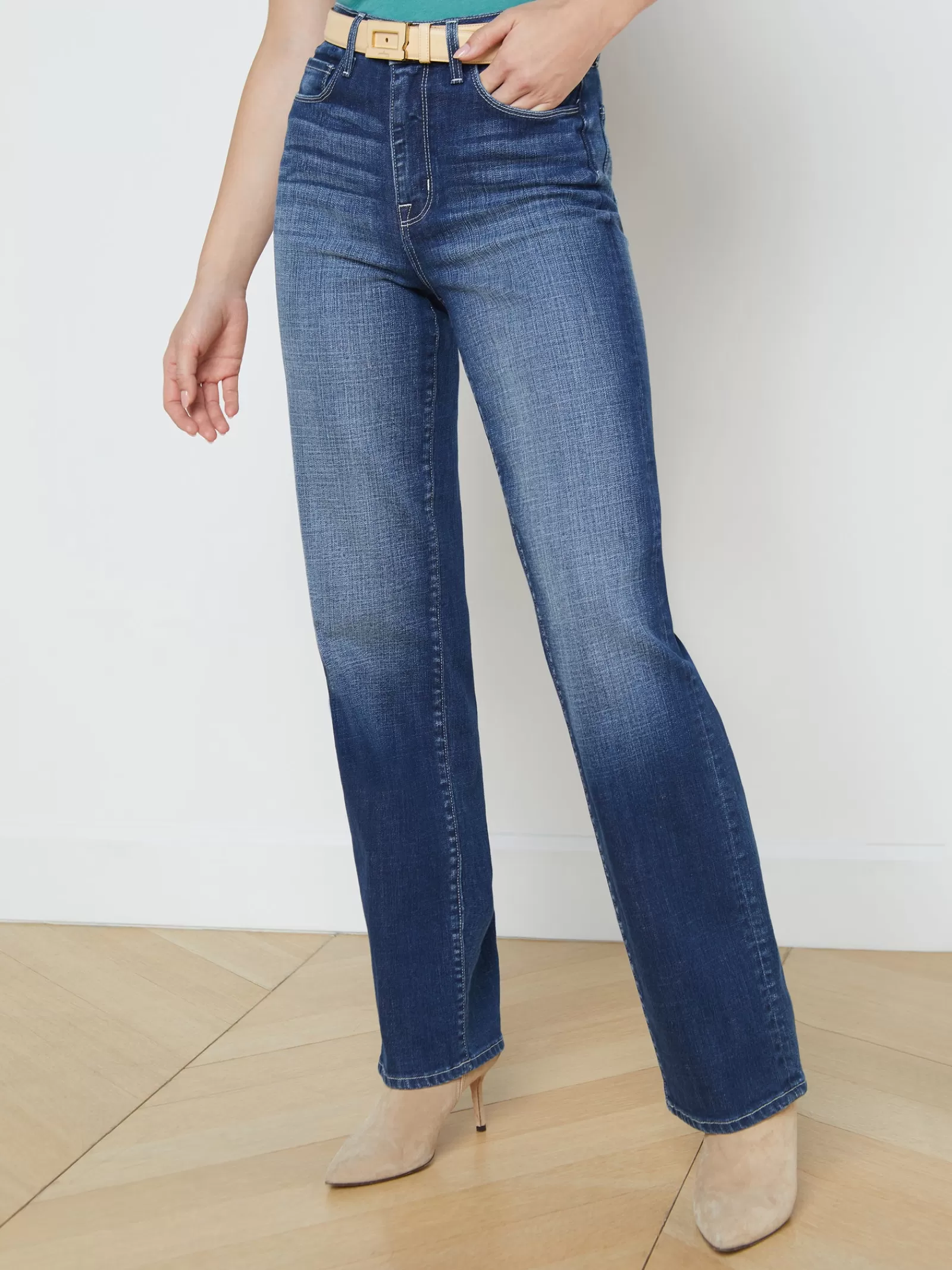 L'AGENCE Jones Ultra High-Rise Stovepipe Jean< Resort Collection | Straight
