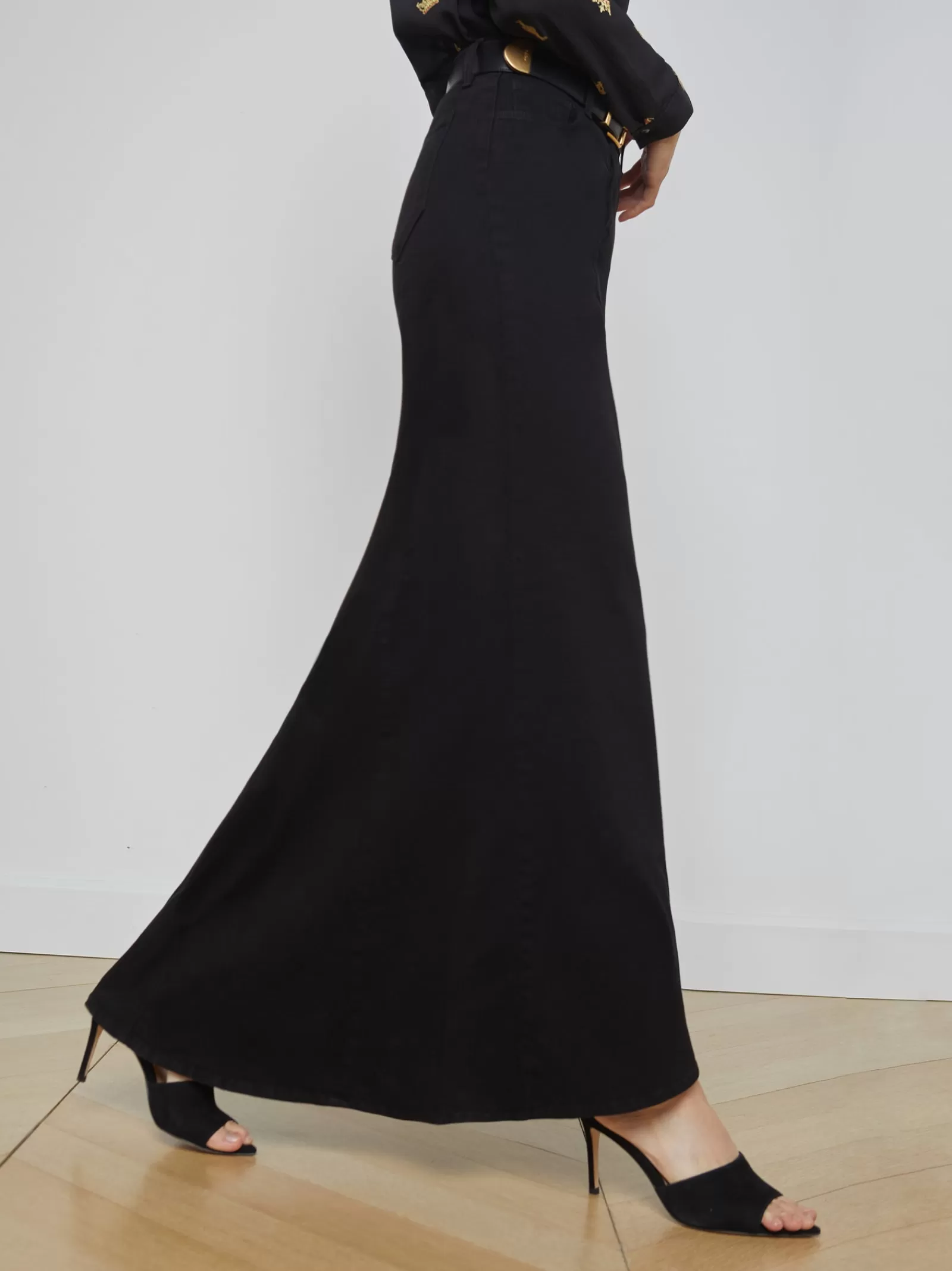 L'AGENCE Kailani Denim Skirt< Maternity | Pants, Shorts & Skirts