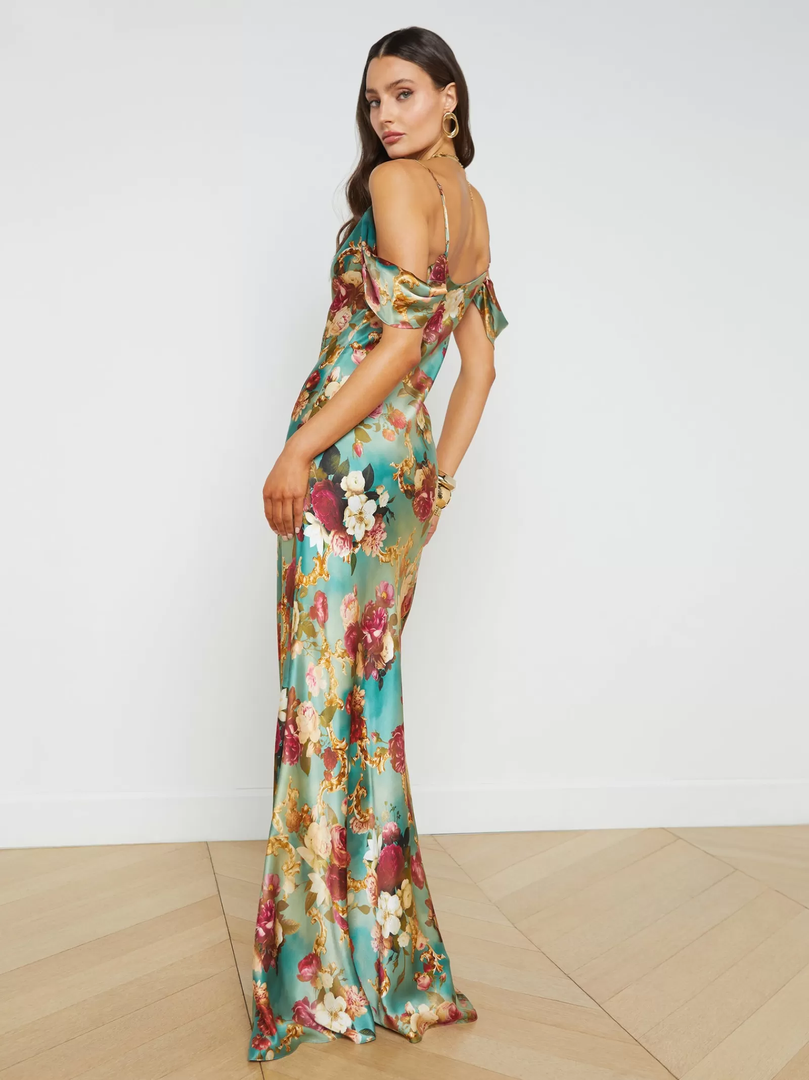 L'AGENCE Kenna Silk Dress< Spring '24 Catalog | Print Edition