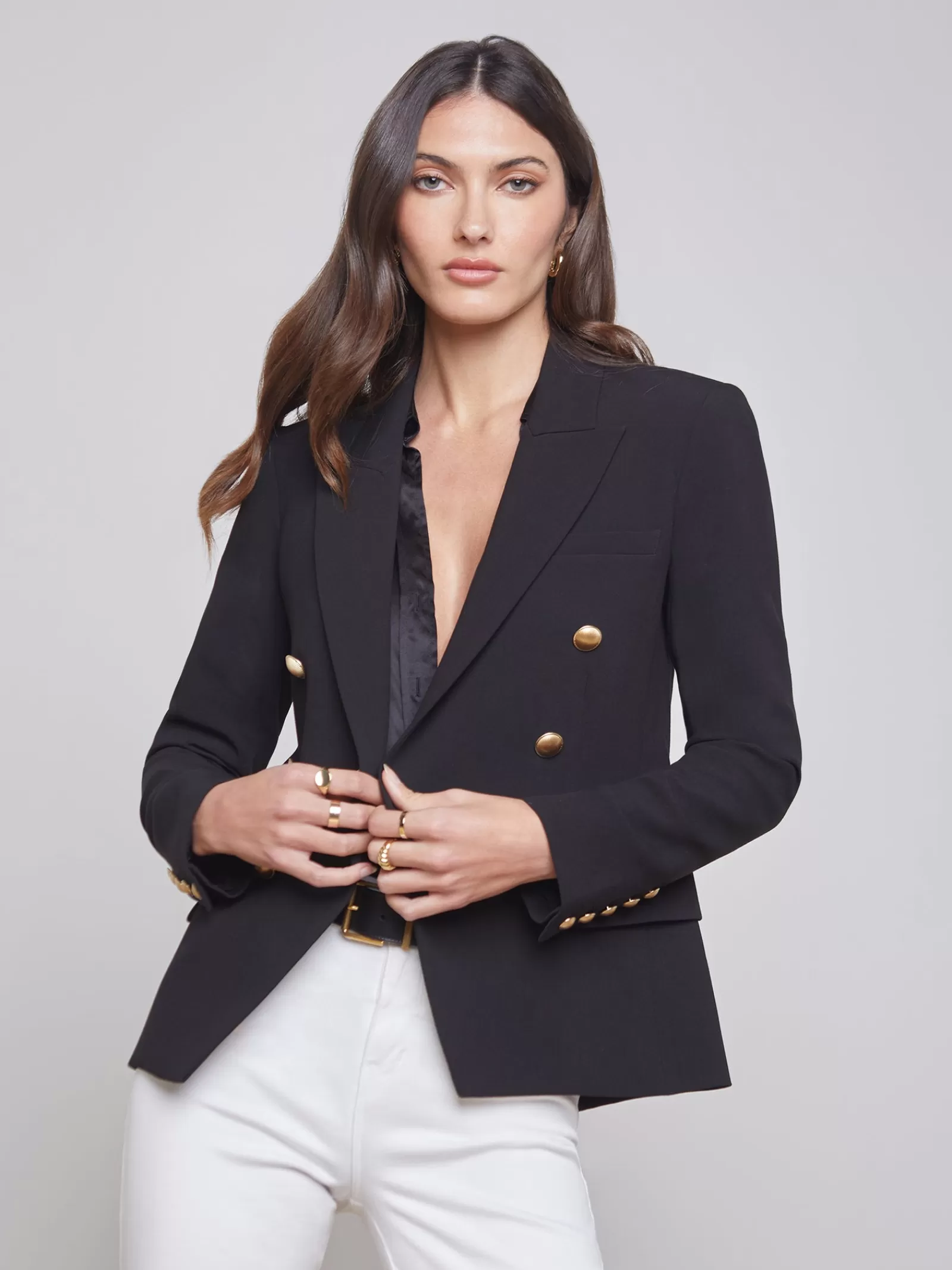 L'AGENCE Kenzie Blazer< All Things Black | Sets