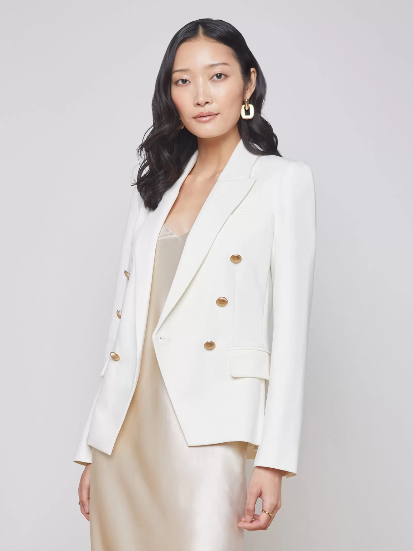 L'AGENCE Kenzie Blazer< Nouveau Whites | Sets