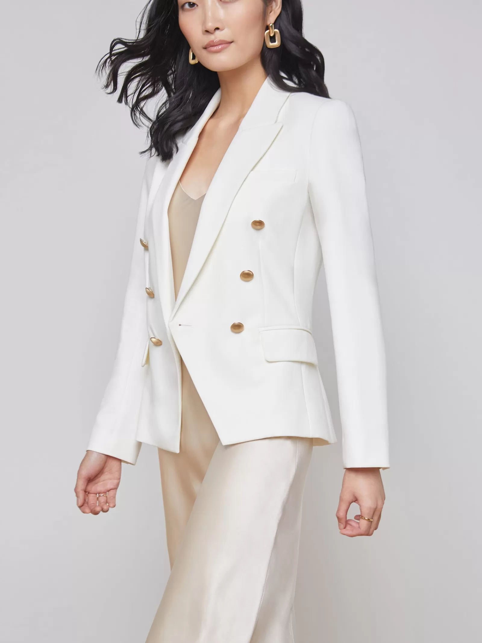 L'AGENCE Kenzie Blazer< Nouveau Whites | Sets