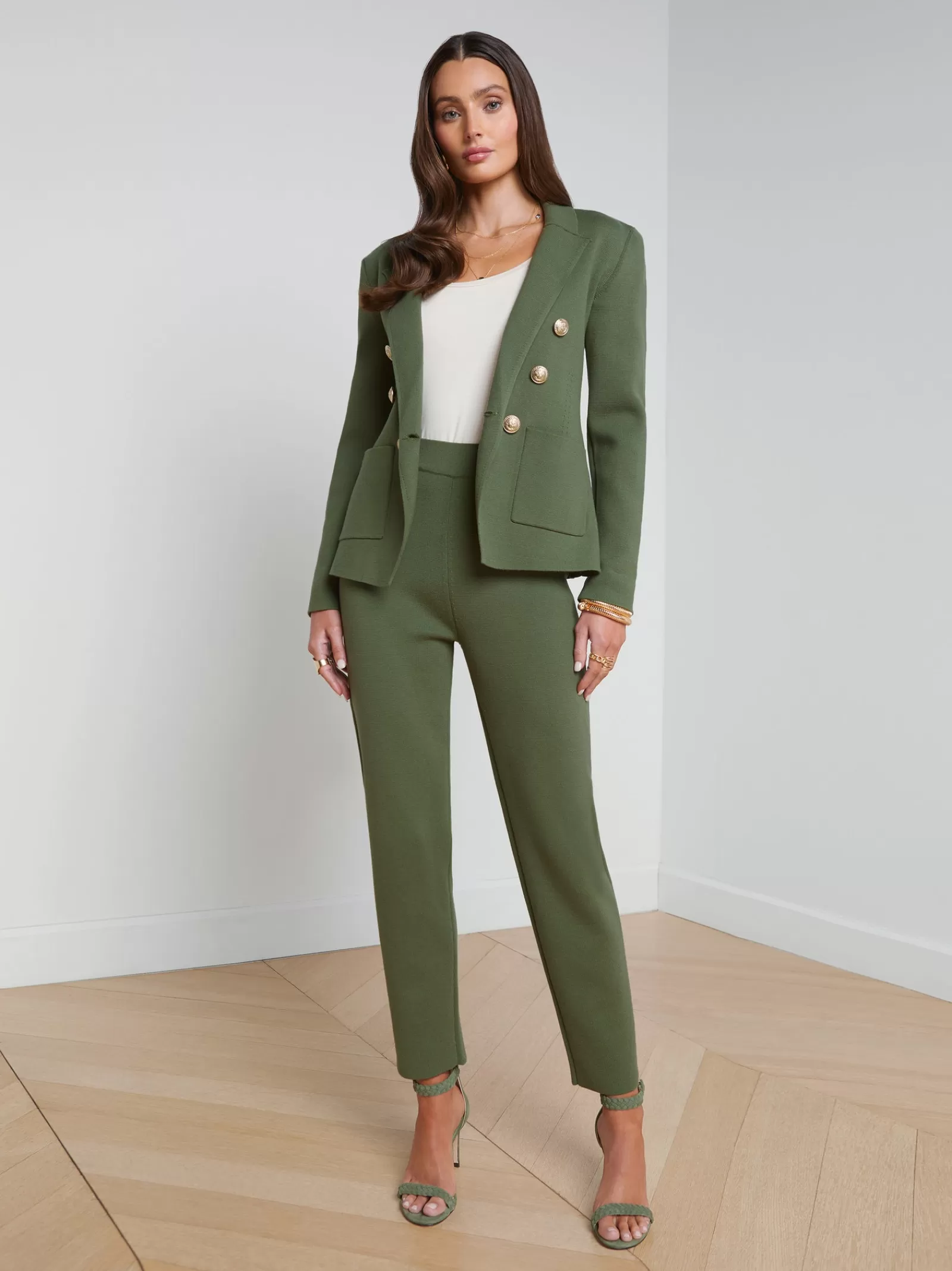 L'AGENCE Kenzie Knit Blazer< Sets | Spring Collection