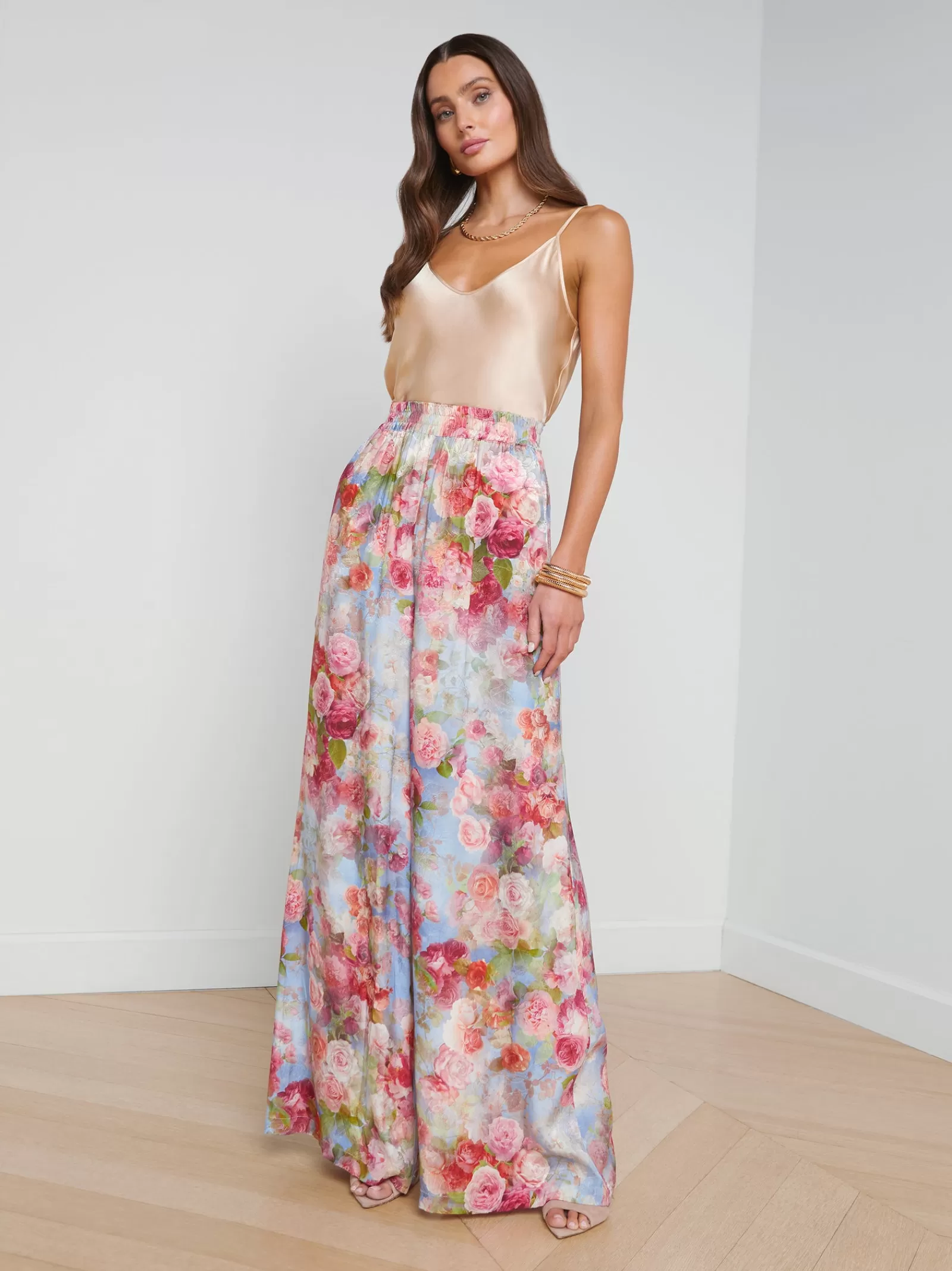 L'AGENCE Lillian Wide-Leg Pant< Sets | Print Edition