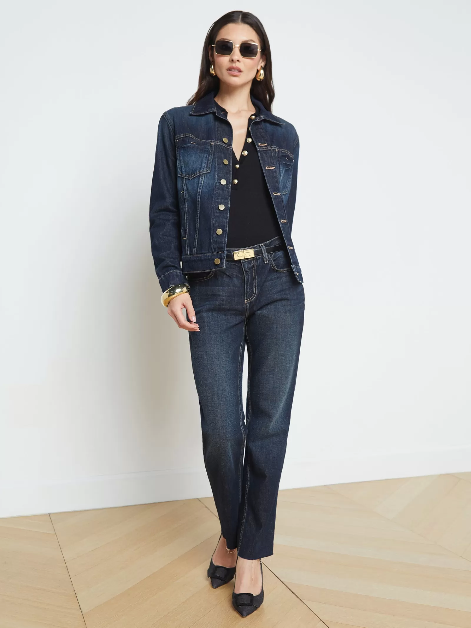 L'AGENCE Mack Oversized Jacket< Denim Jackets | Blazers & Jackets