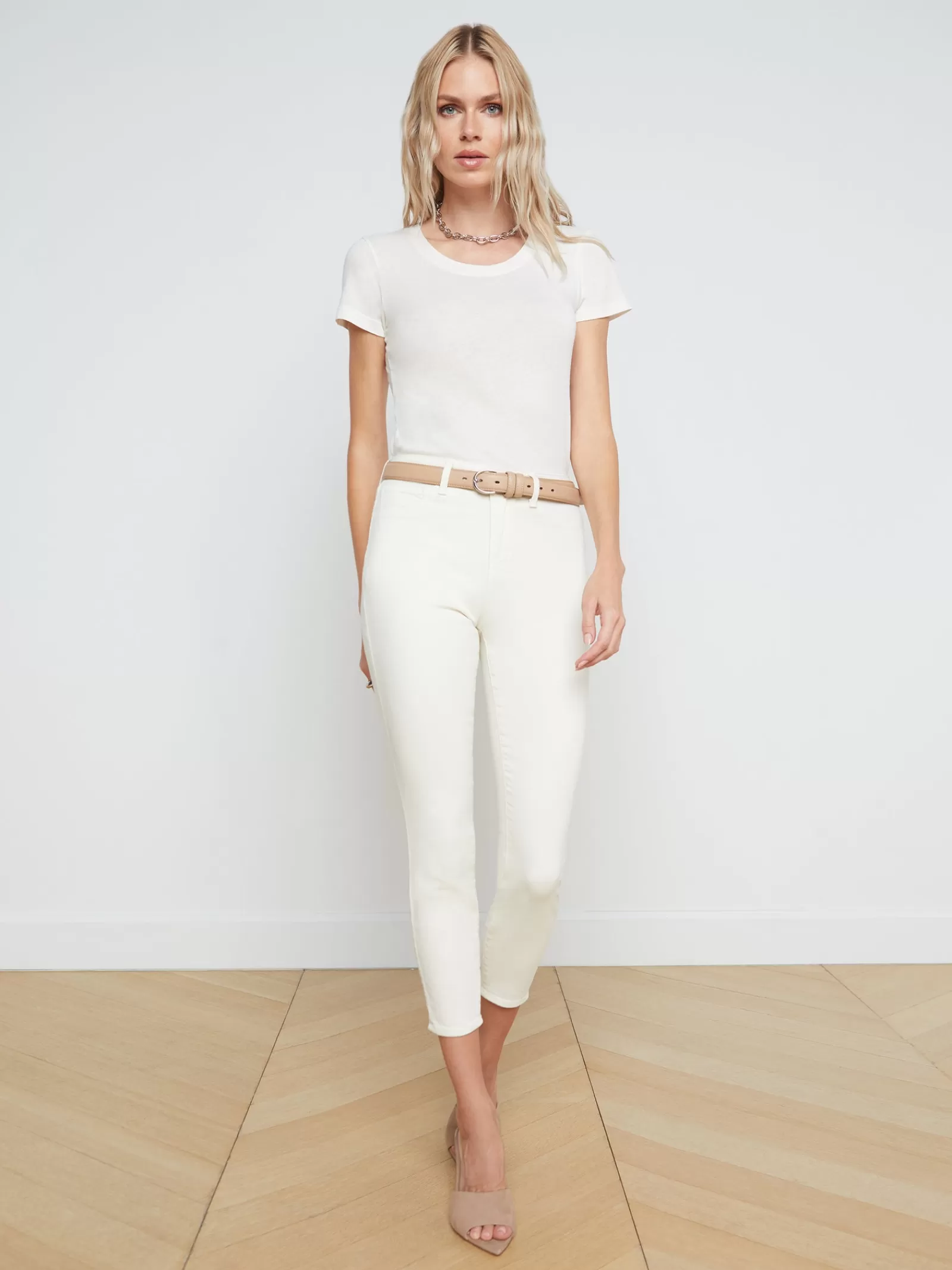 L'AGENCE Margot Skinny Jean< Nouveau Whites | Petite