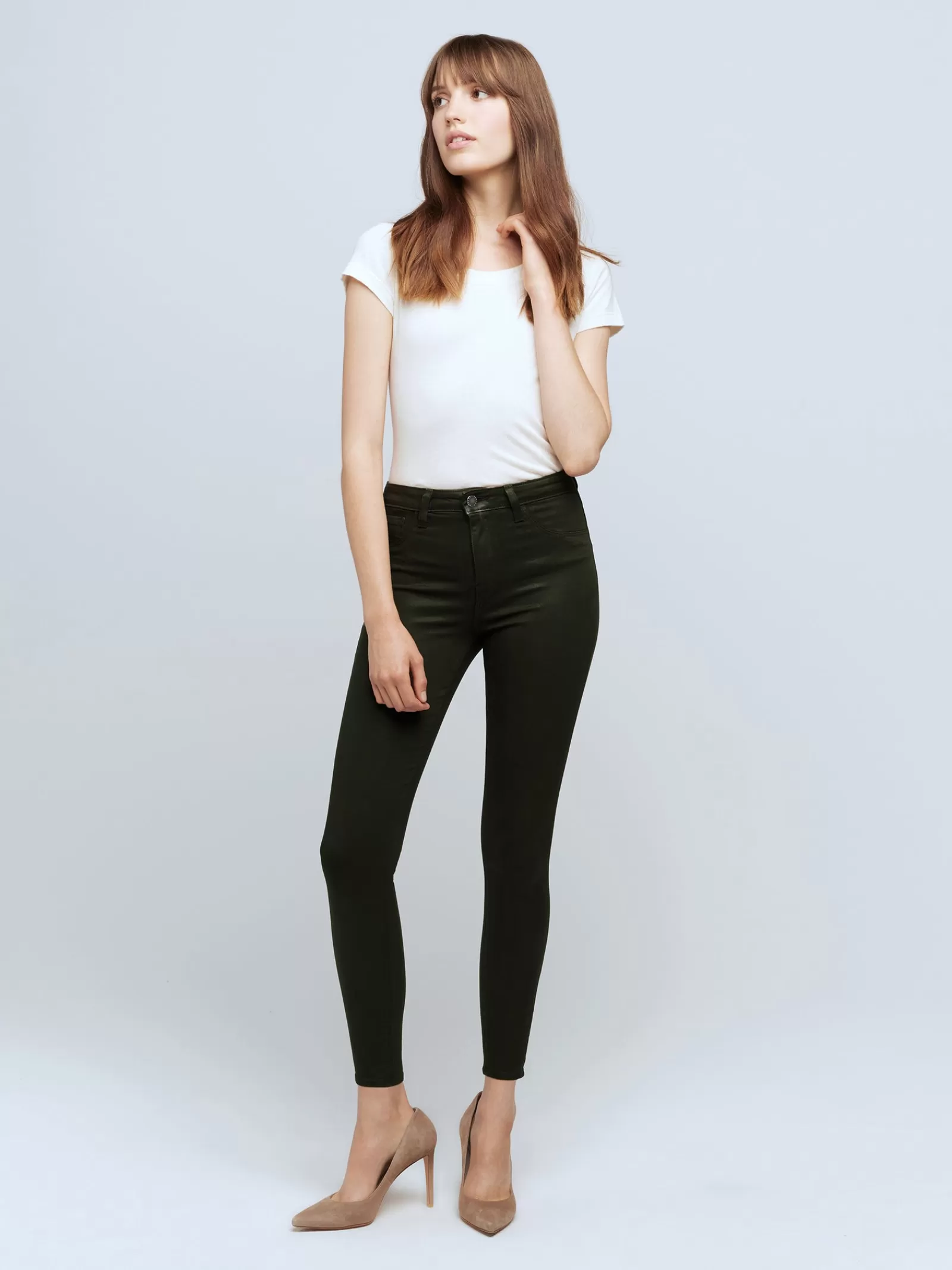 L'AGENCE Marguerite Coated Jean< Skinny | Coated Denim