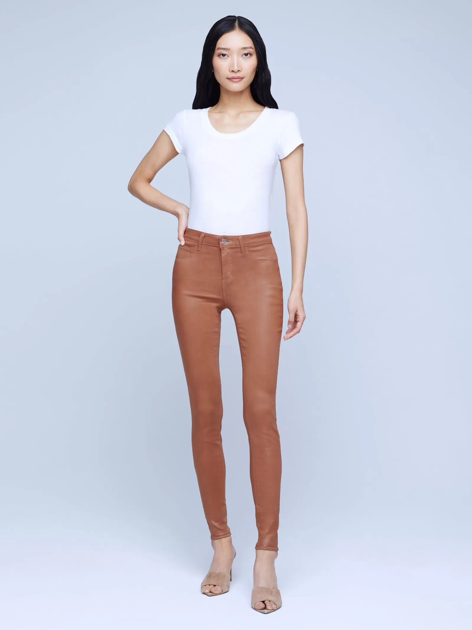 L'AGENCE Marguerite Coated Jean< Skinny | Coated Denim