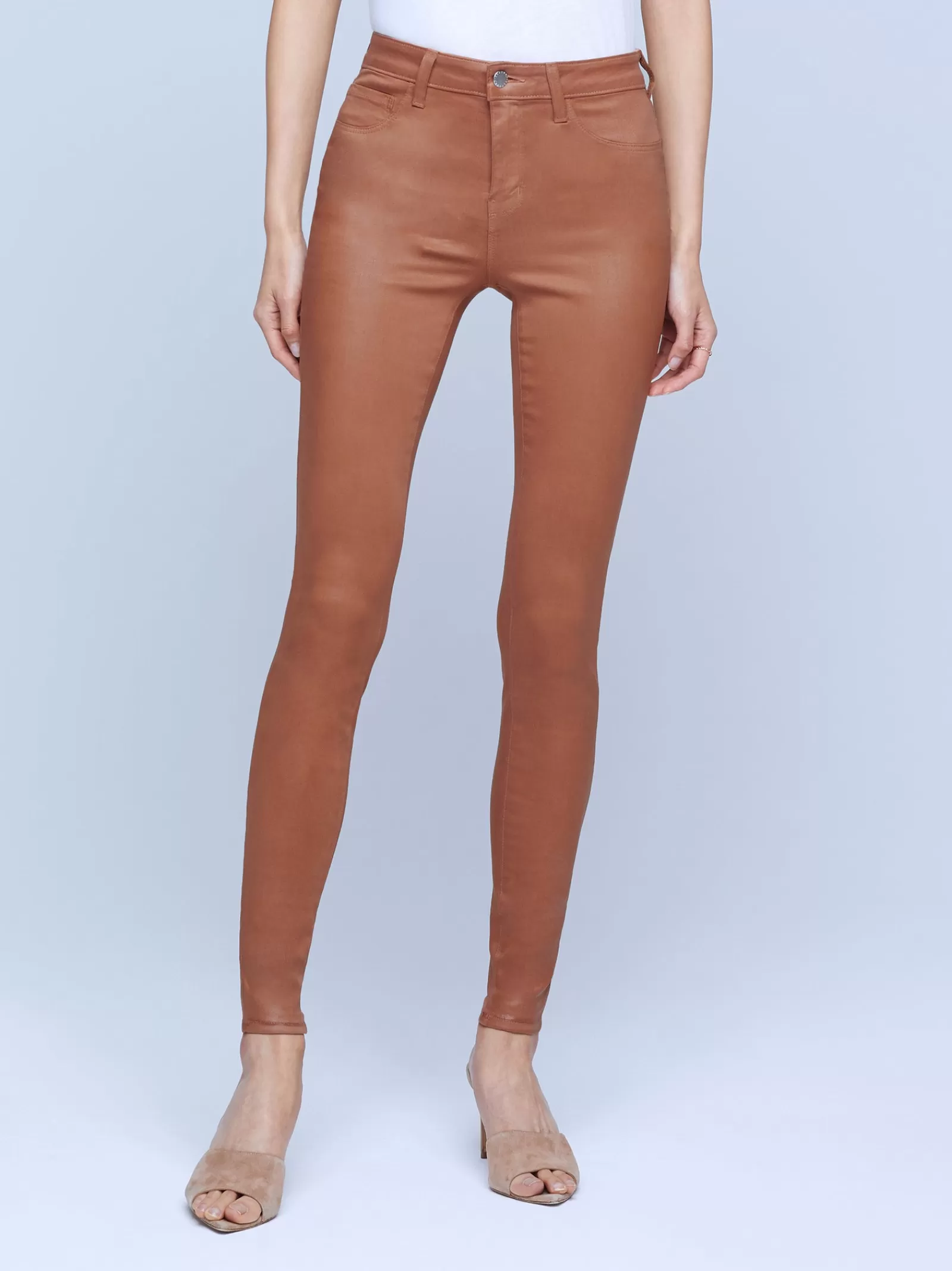 L'AGENCE Marguerite Coated Jean< Skinny | Coated Denim