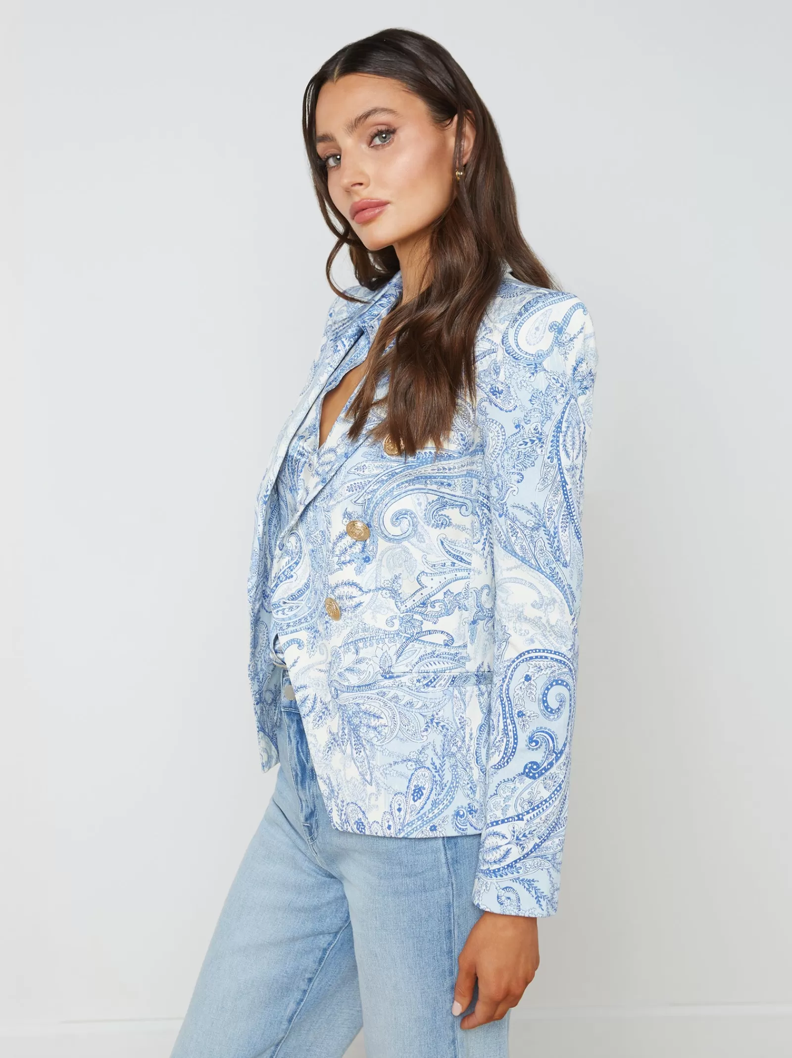 L'AGENCE Marie Slim-Fit Blazer< Spring '24 Catalog | Print Edition