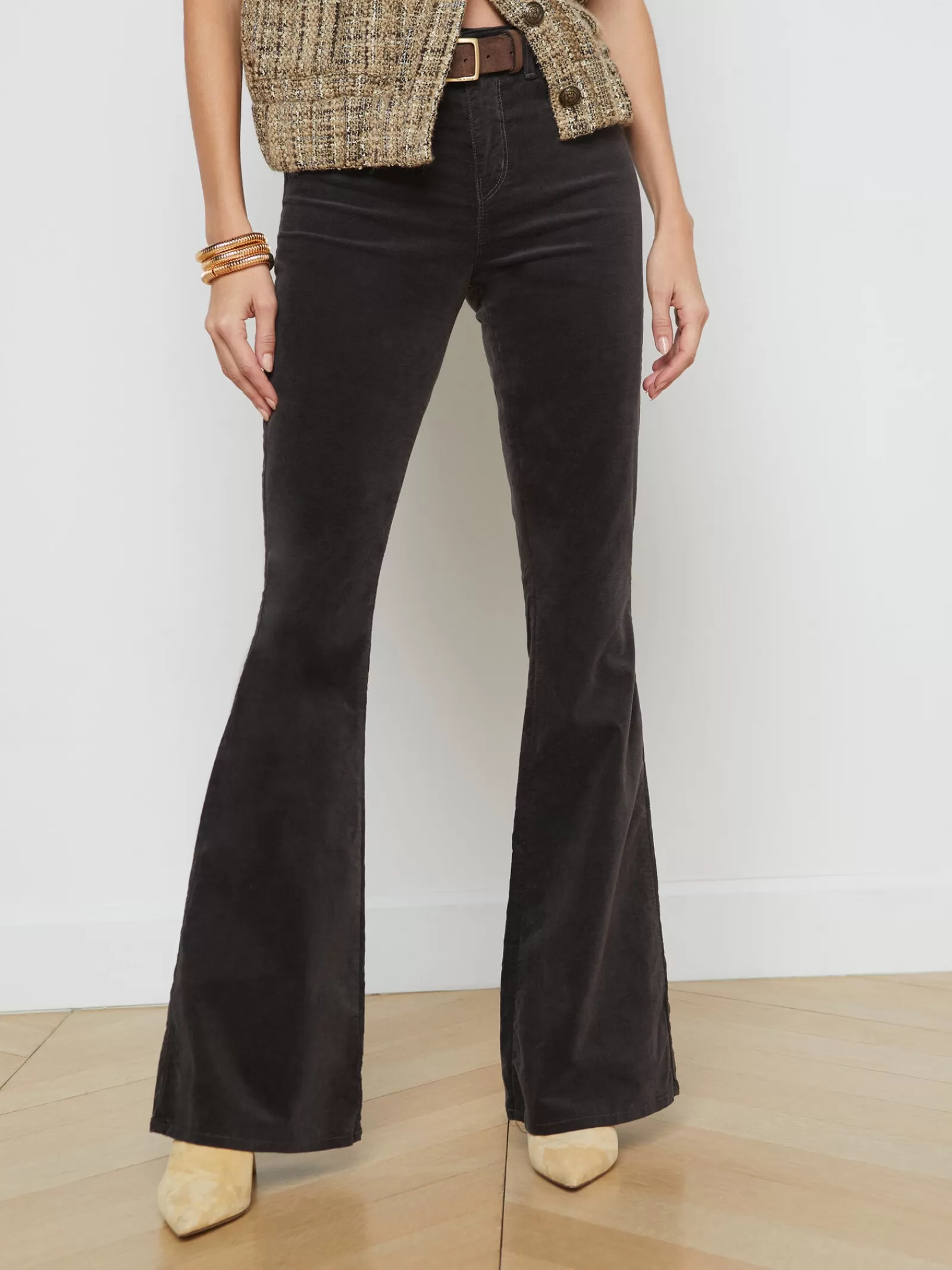 L'AGENCE Marty Velvet Jean< Flare & Bootcut | Velvet Denim