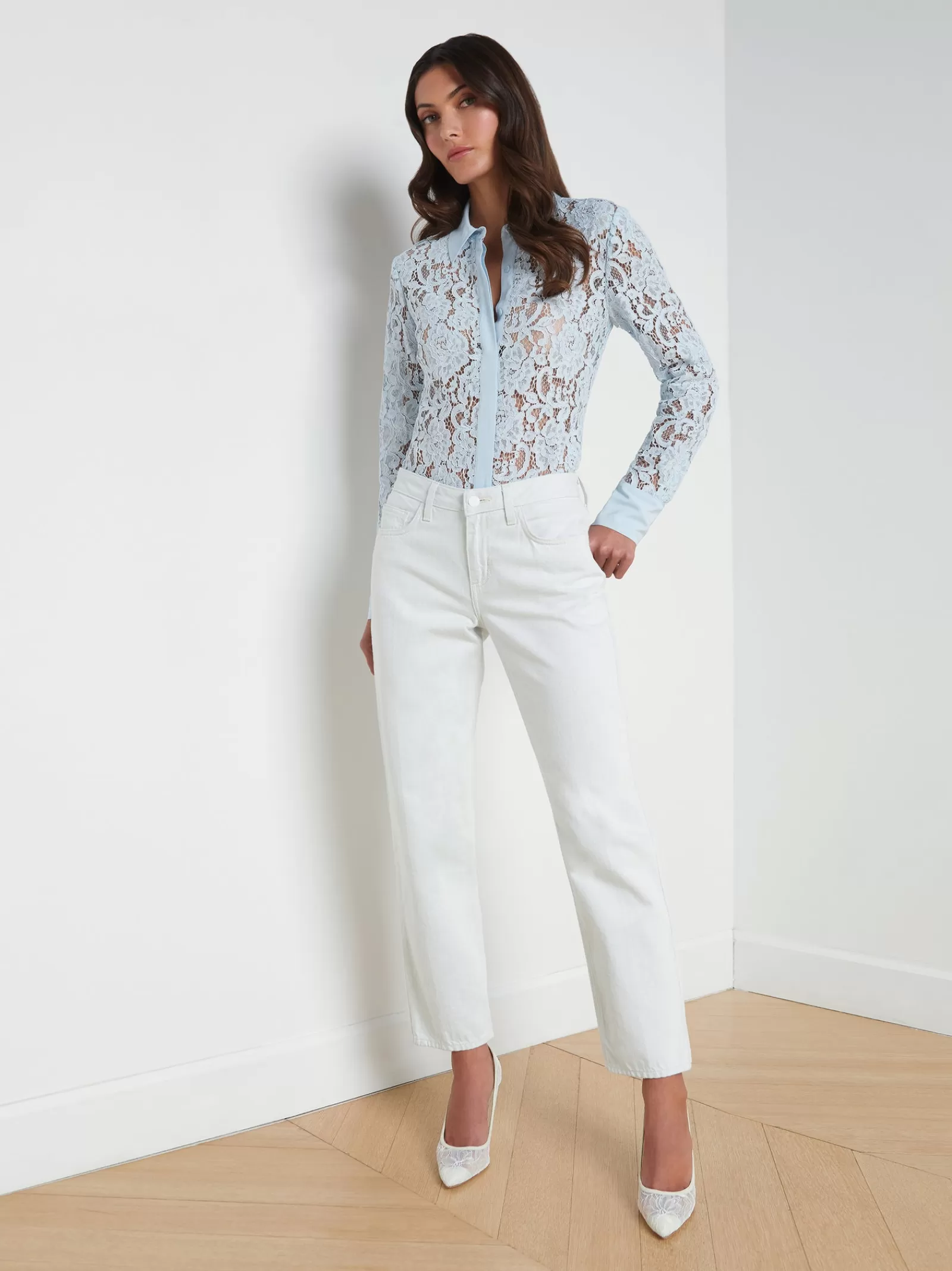 L'AGENCE Mateo Slouchy Straight-Leg Jean< Spring '24 Catalog | Straight