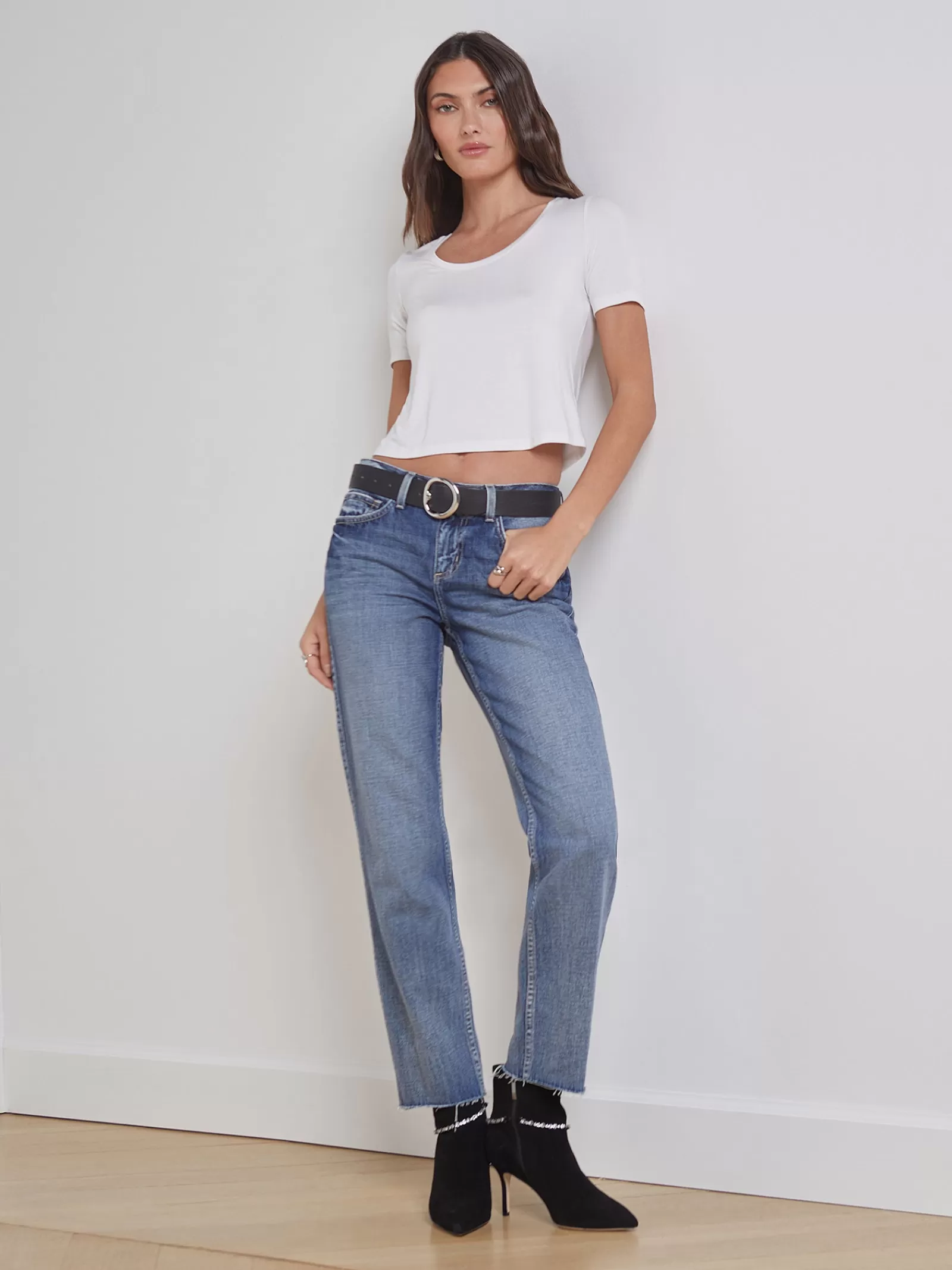 L'AGENCE Milana Slouchy Stovepipe Jean< Spring '24 Catalog | Straight
