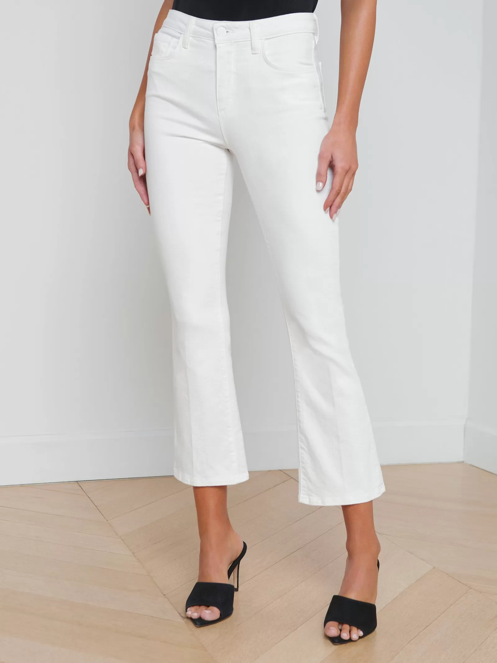 L'AGENCE Mira Cropped Micro Boot Jean< Spring '24 Catalog | Petite