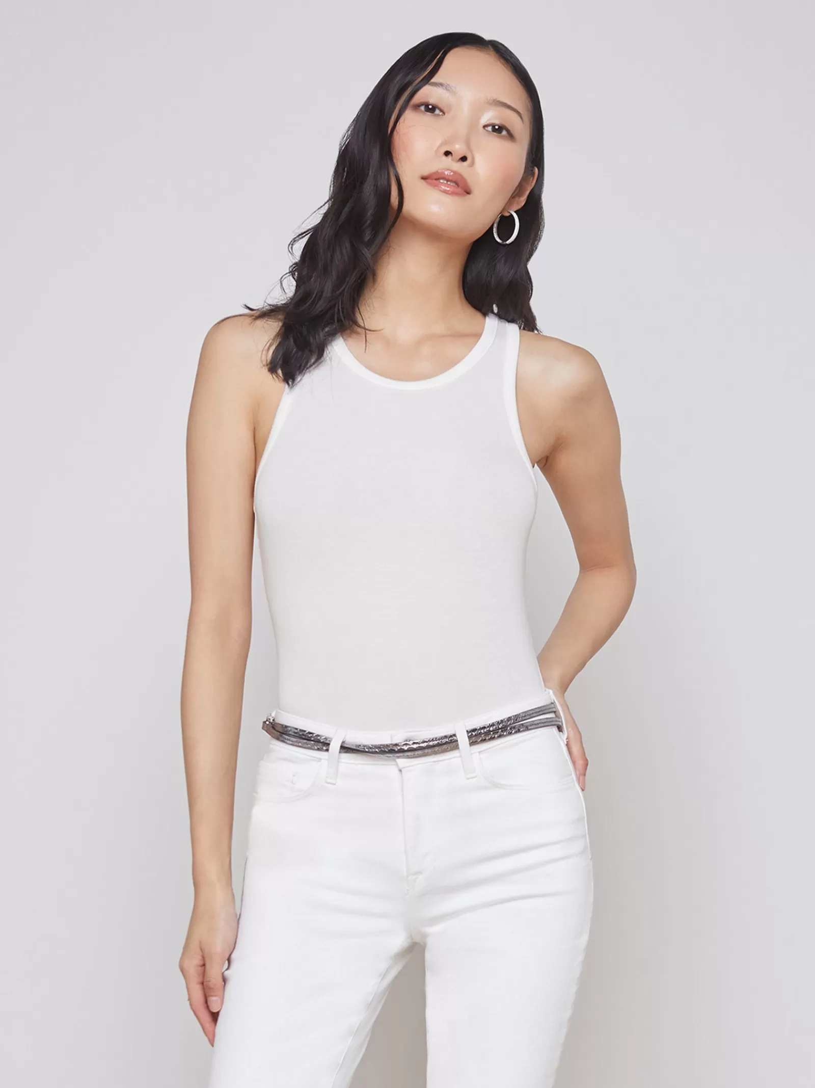 L'AGENCE Nia Top< Nouveau Whites | Essentials