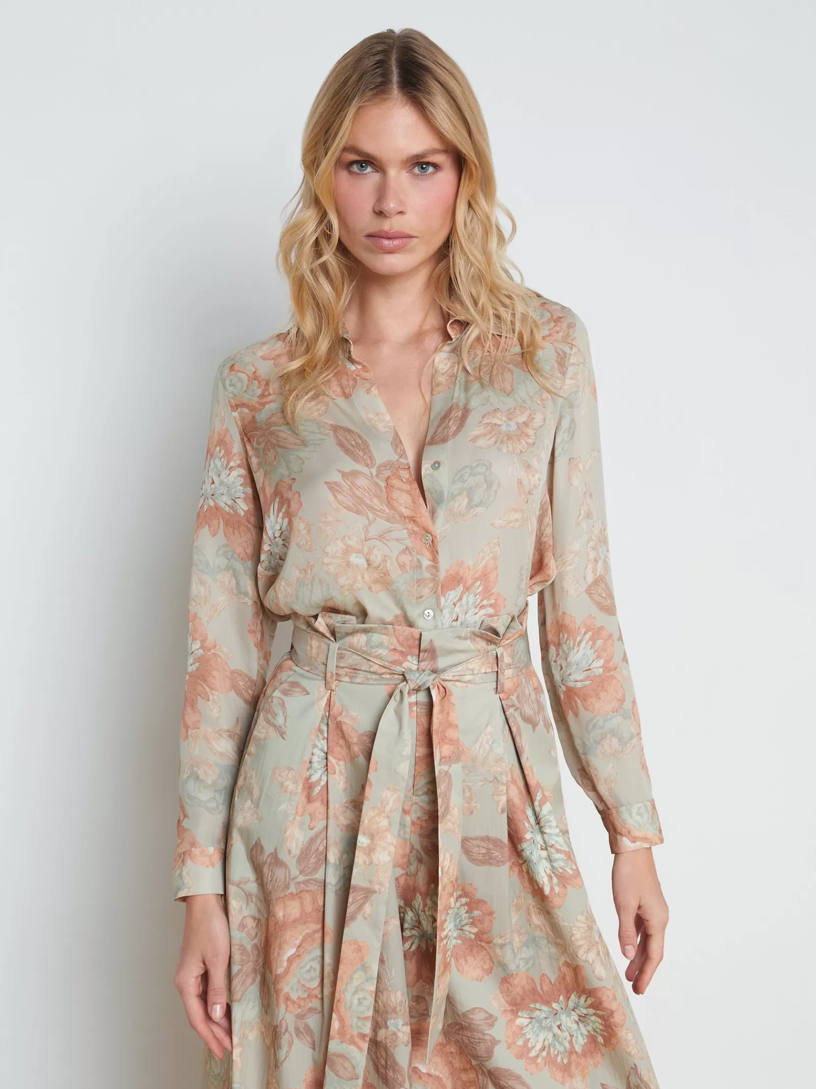 L'AGENCE Nina Silk Blouse< Sets | Spring Collection