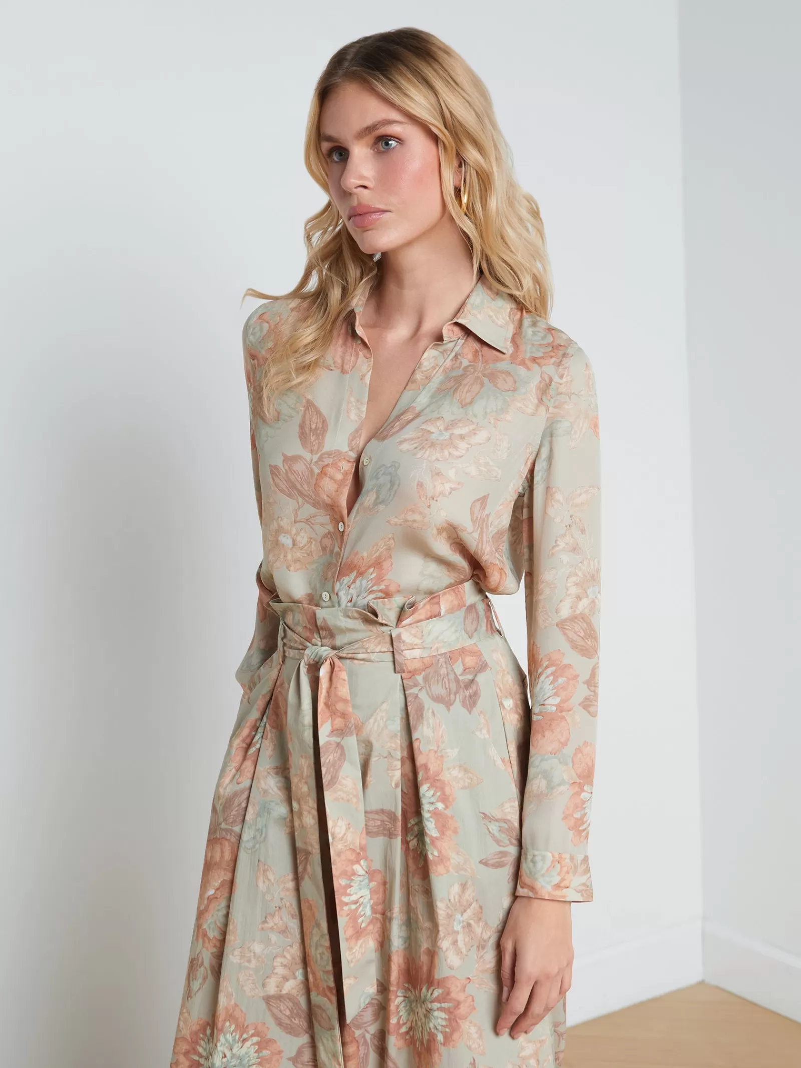 L'AGENCE Nina Silk Blouse< Sets | Spring Collection