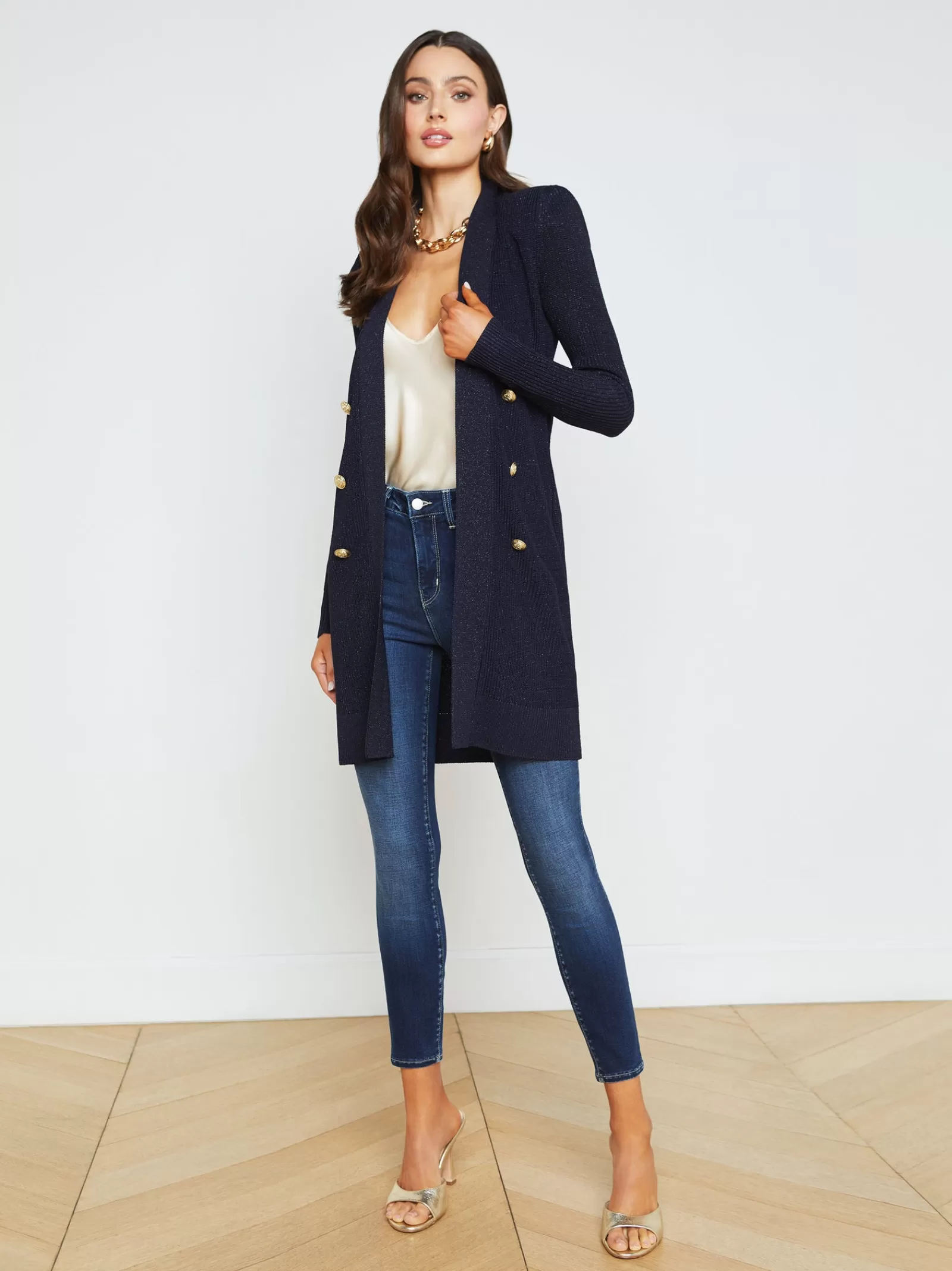 L'AGENCE Noe Wrap Cardigan< Spring Collection | Knitwear