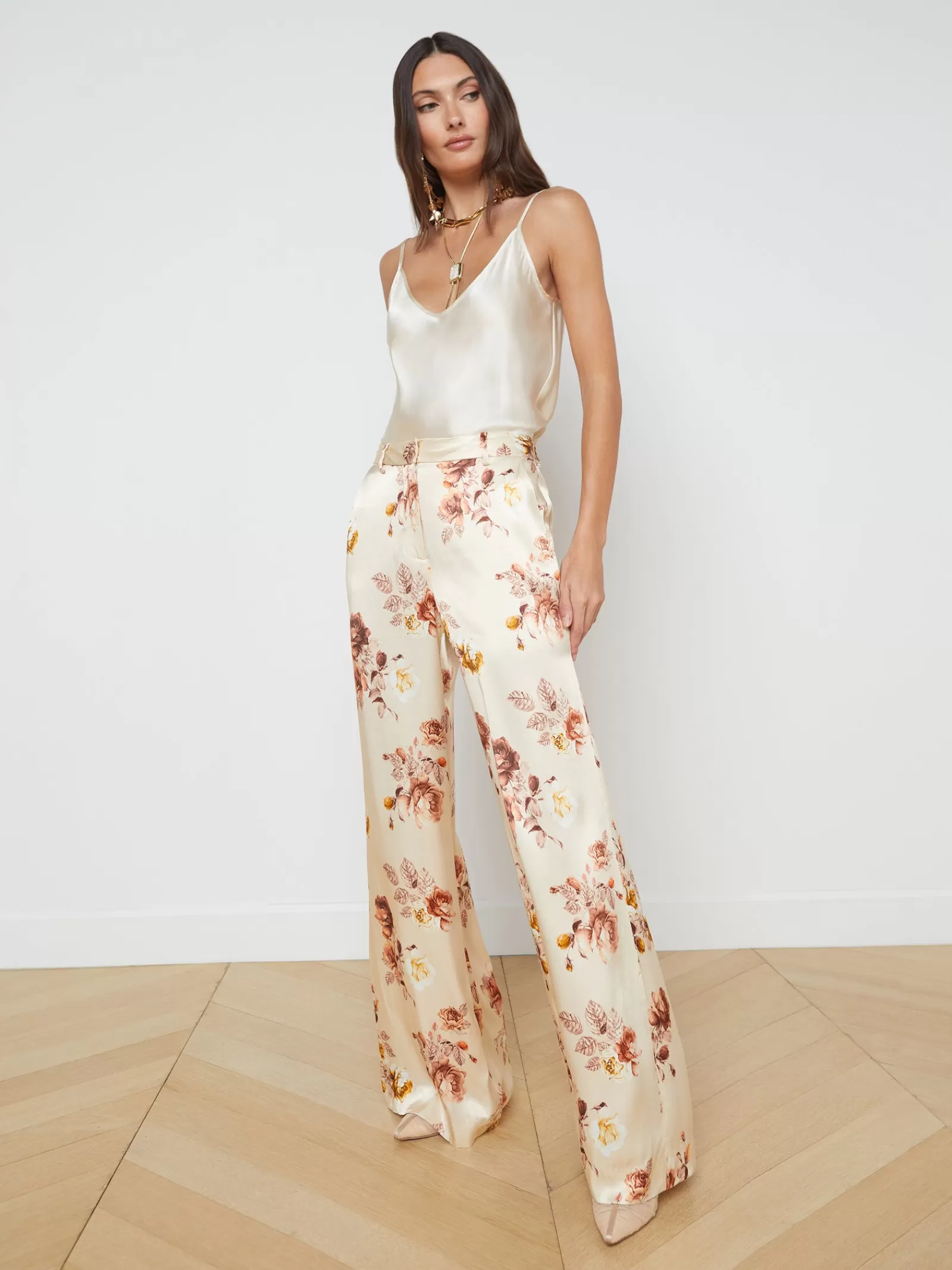L'AGENCE Pilar Wide-Leg Pant< Sets | Resort Collection