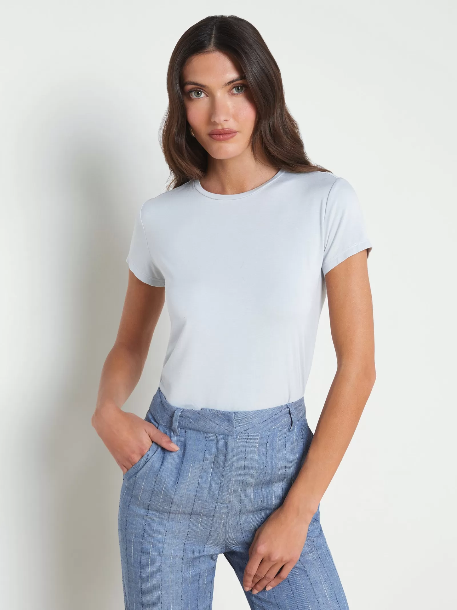 L'AGENCE Ressi Fitted Tee< Spring '24 Catalog | Spring Collection